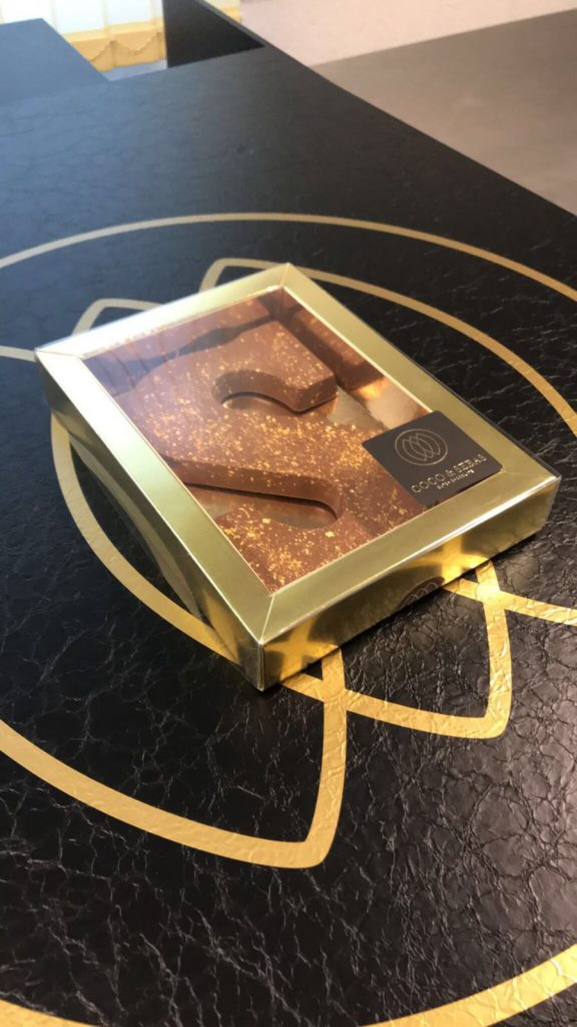 gouden sinterklaasletter Coco & Sebas Pure Luxe