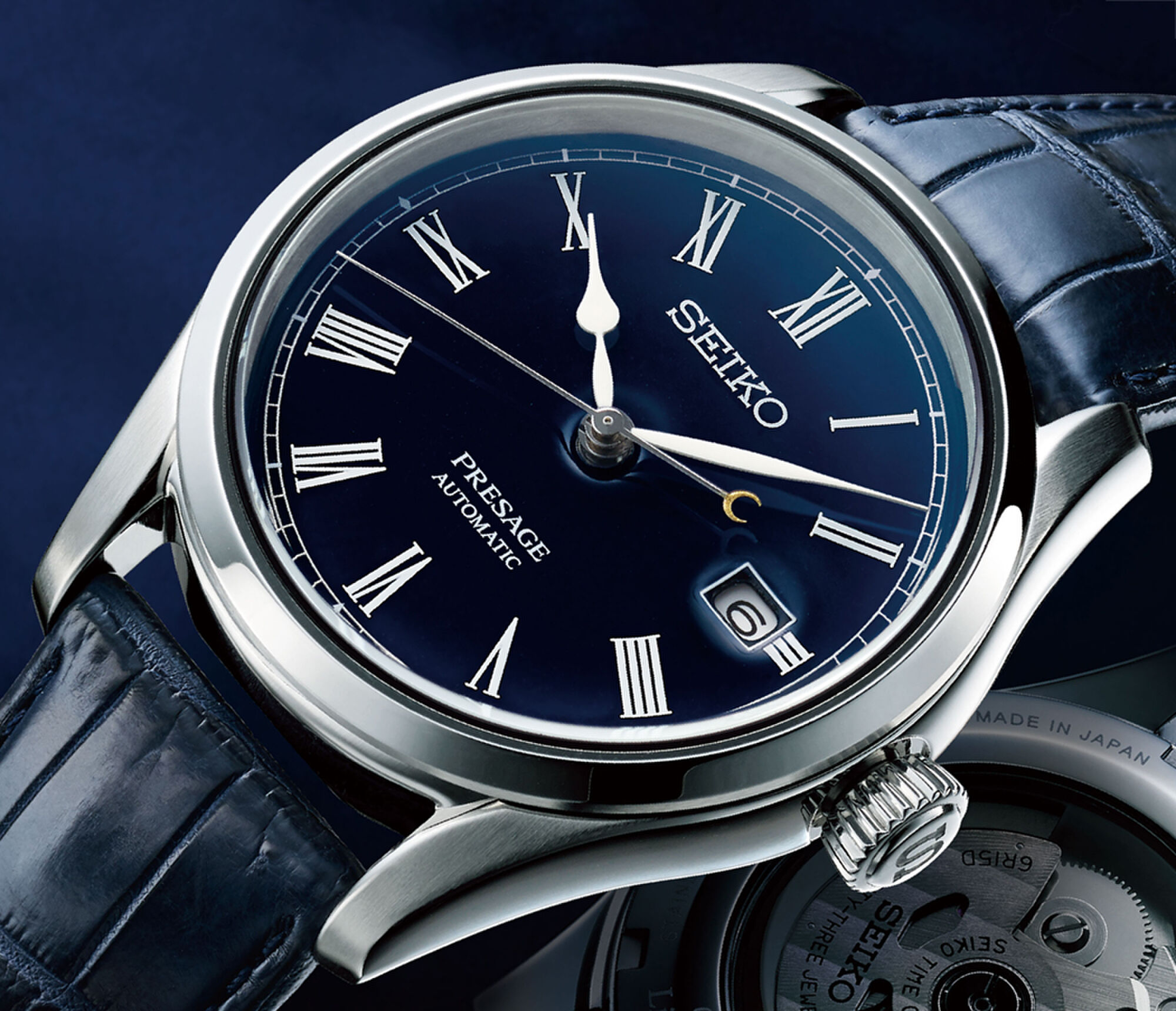 nieuwe Seiko presage blue enamel limited edition watch Pure Luxe