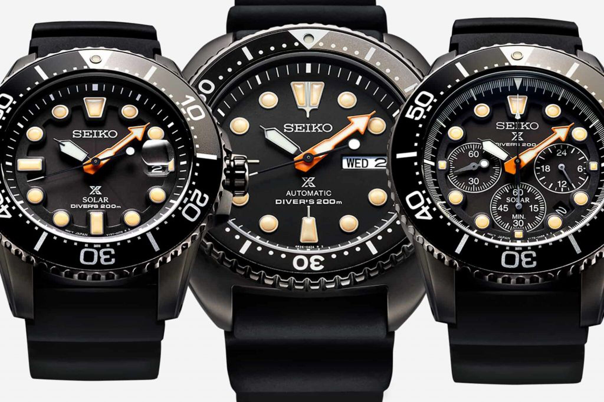 twee nieuwe Seiko turtle divers Pure Luxe