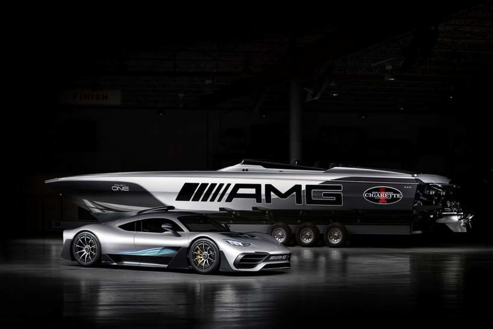 AMG Project One Cigarette Racing boot raceboot Pure Luxe