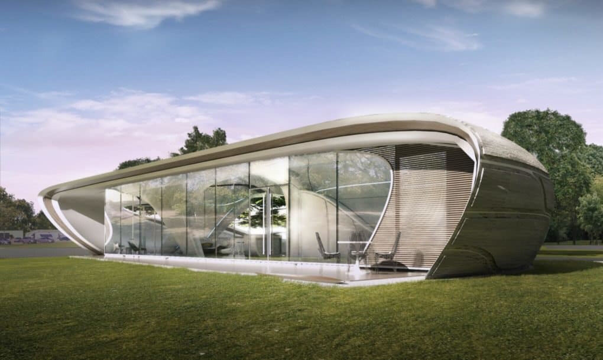 curve appeal huis 3d-print 3d luxe woning Pure Luxe