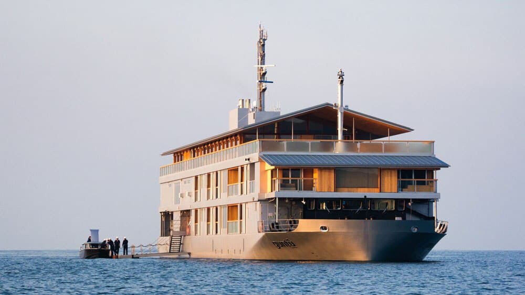 guntû hotel japan cruise schip verblijf Pure Luxe