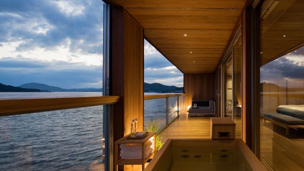 gunt&ucirc; hotel japan cruise schip verblijf Pure Luxe