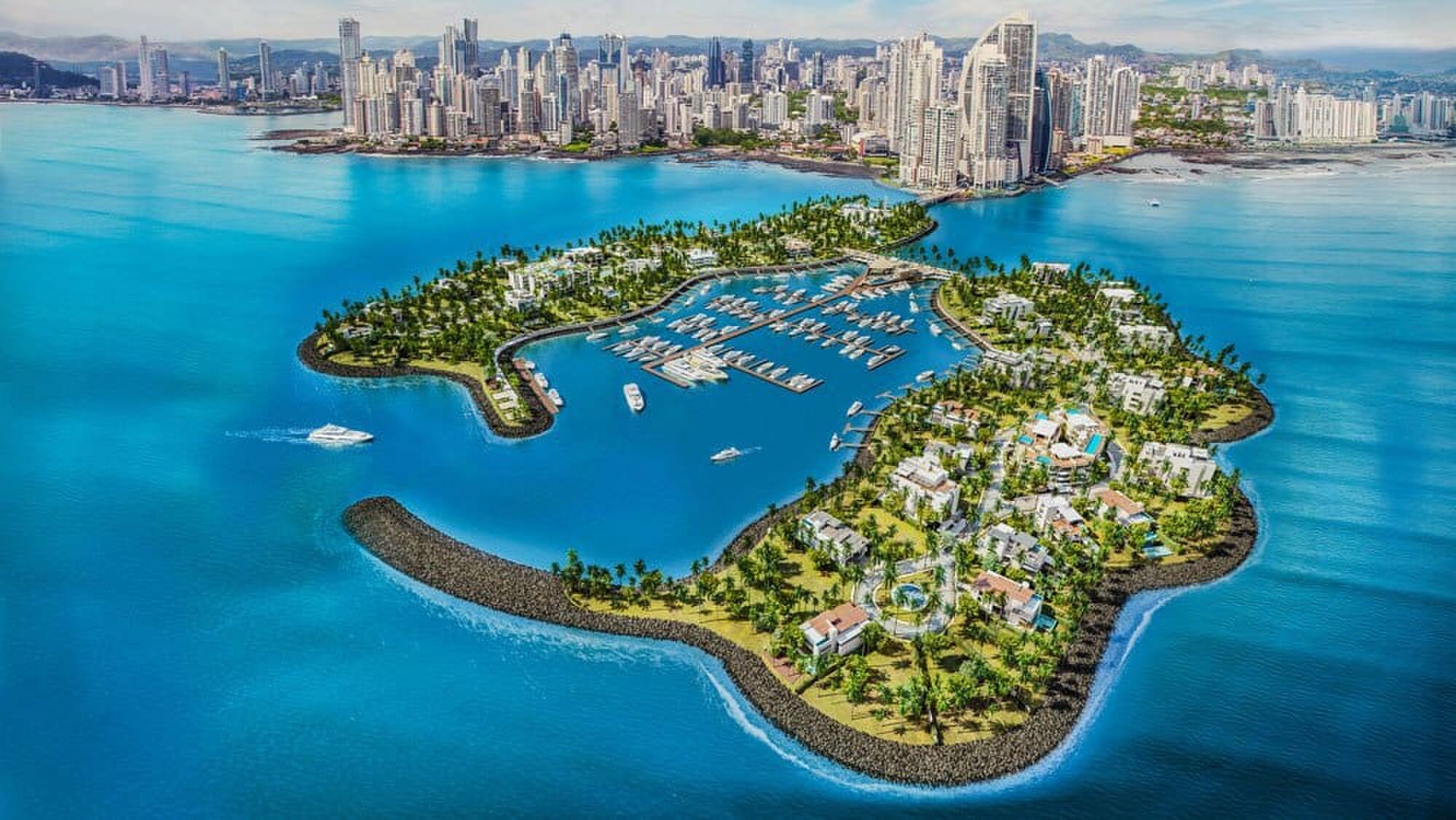 ocean reef islands eilanden panama stad Pure Luxe