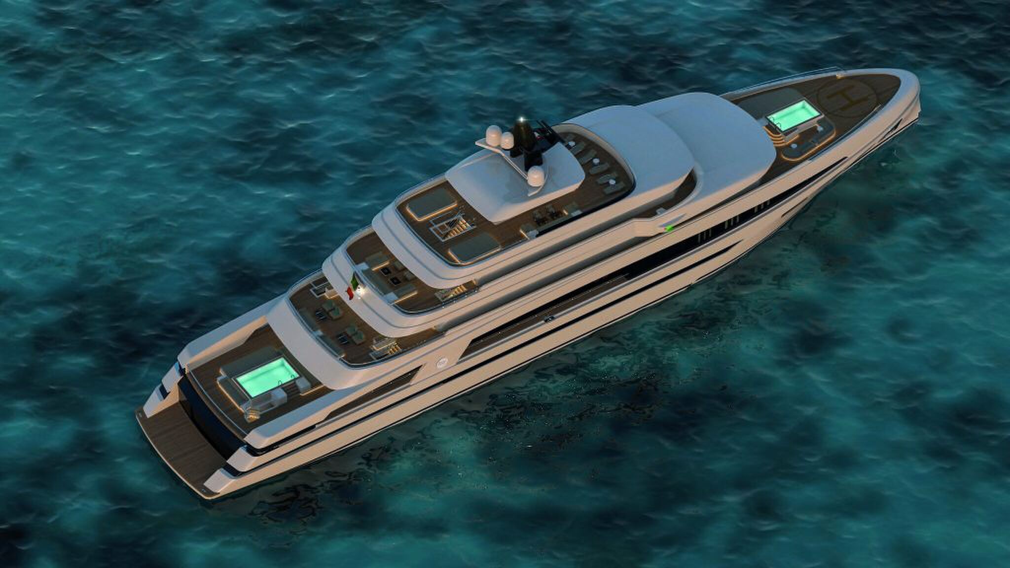 rosetti superjacht 85 meter scheepsbouwer Pure Luxe