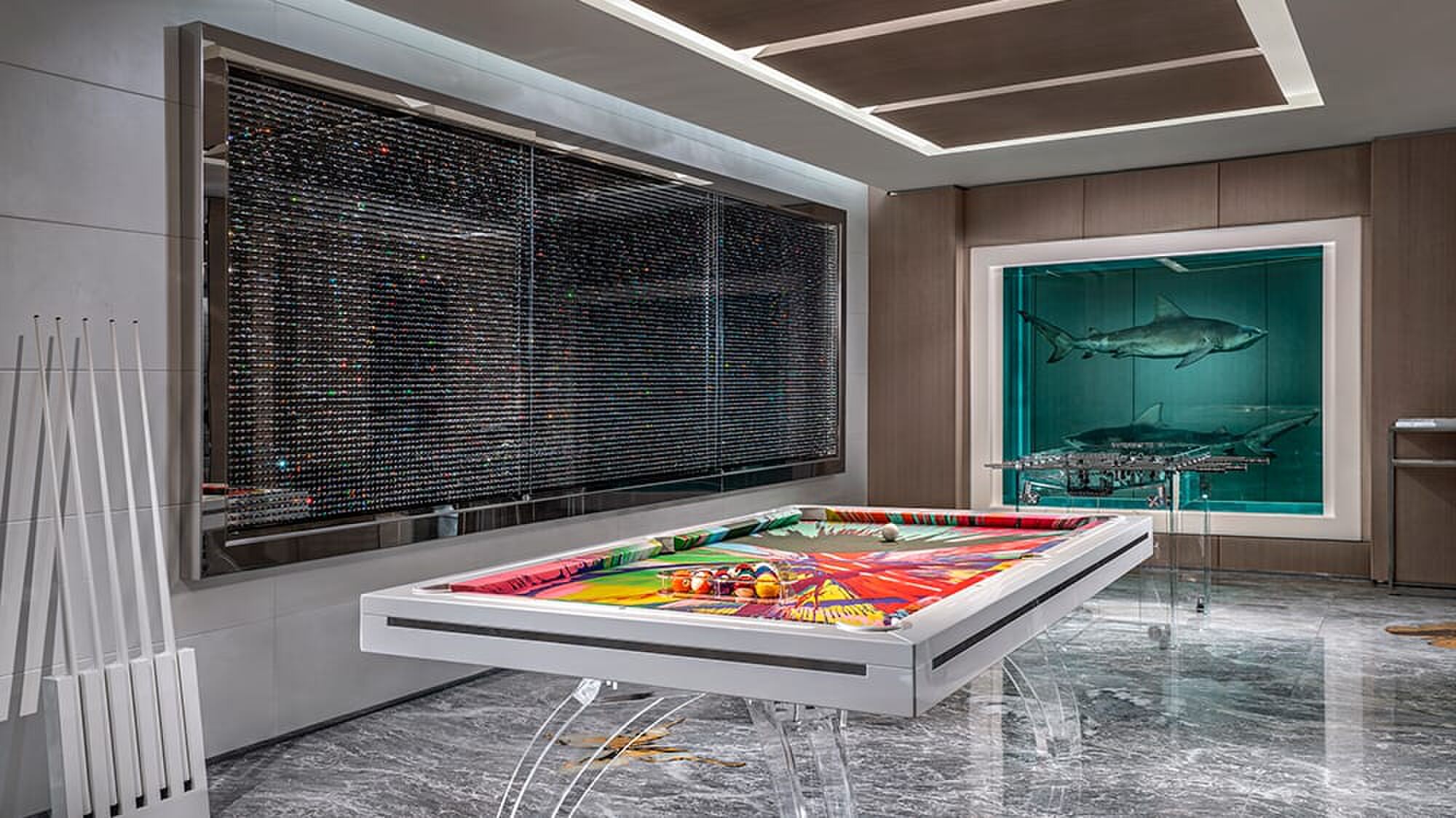palms casino resort damien hirst suite hotel Pure Luxe