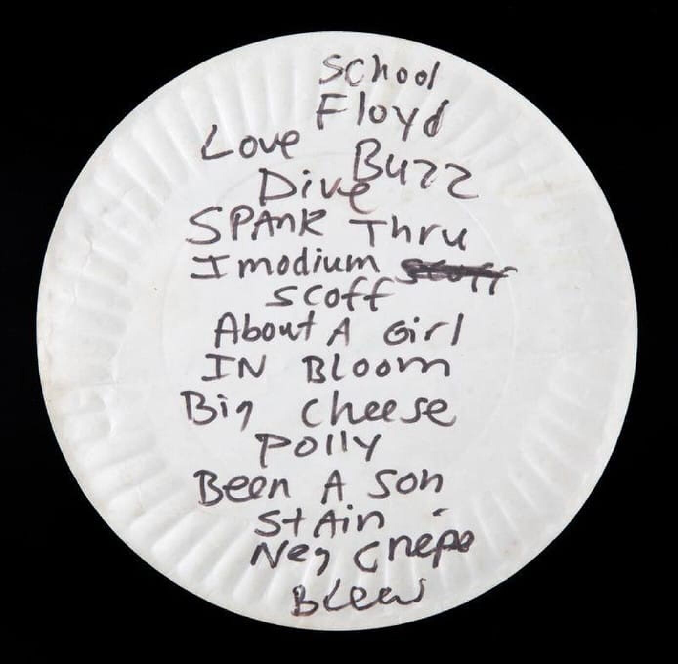 kurt cobain nirvana veiling pizzabord Pure Luxe