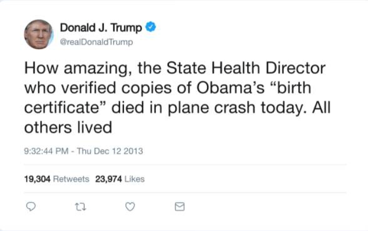 Trump tweets