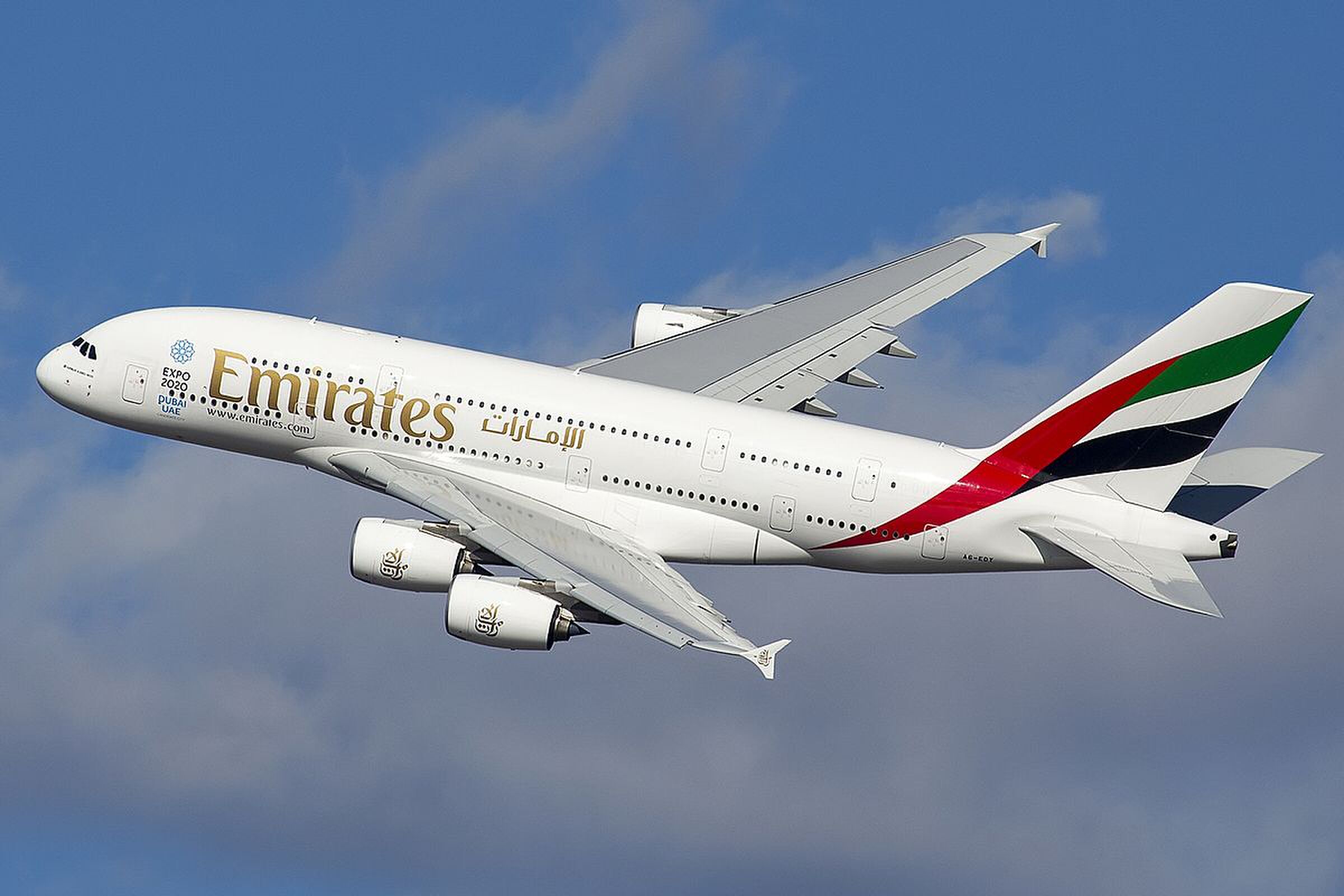 Vliegtuig Emirates