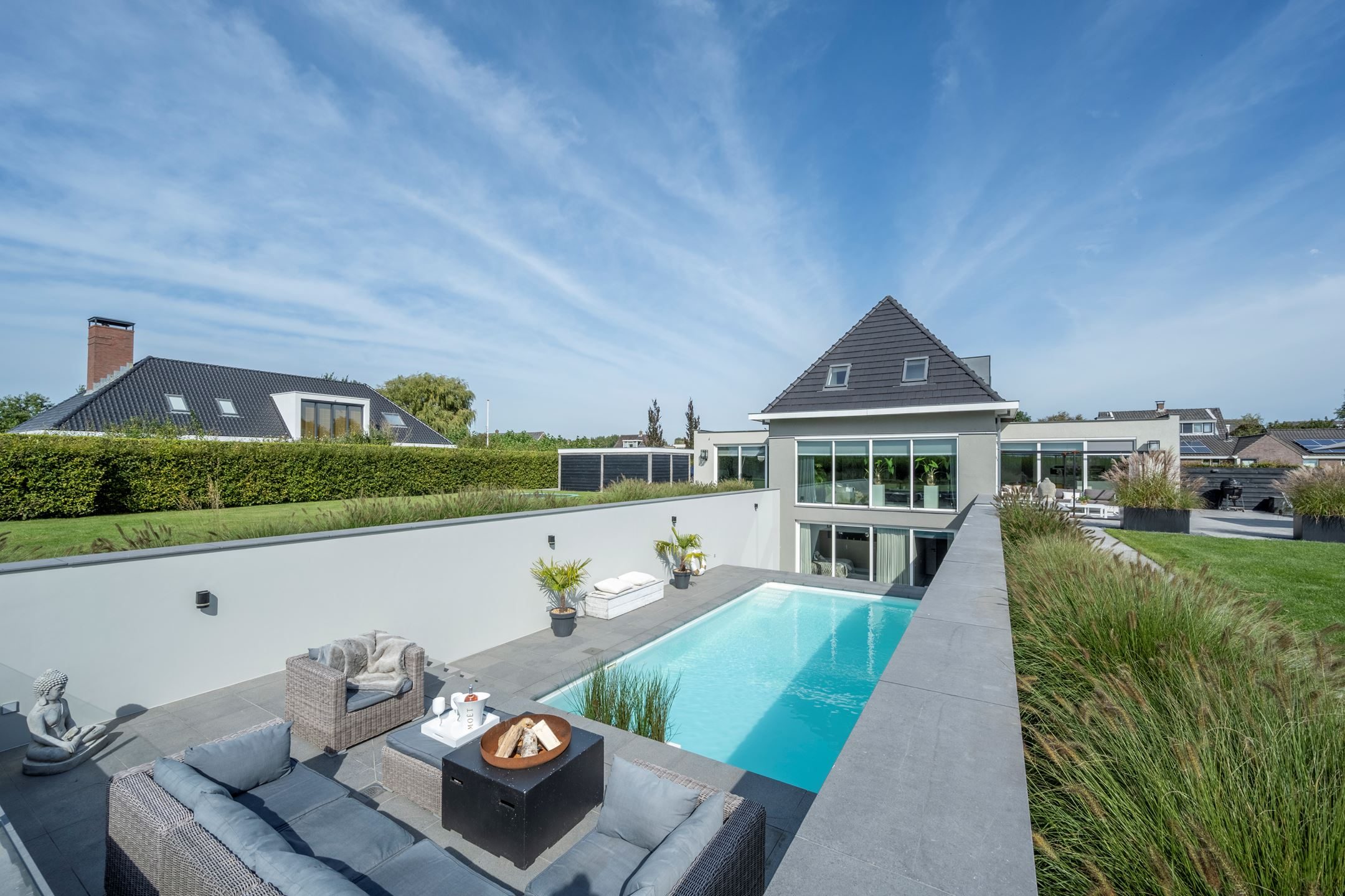 zwembad polderwoning