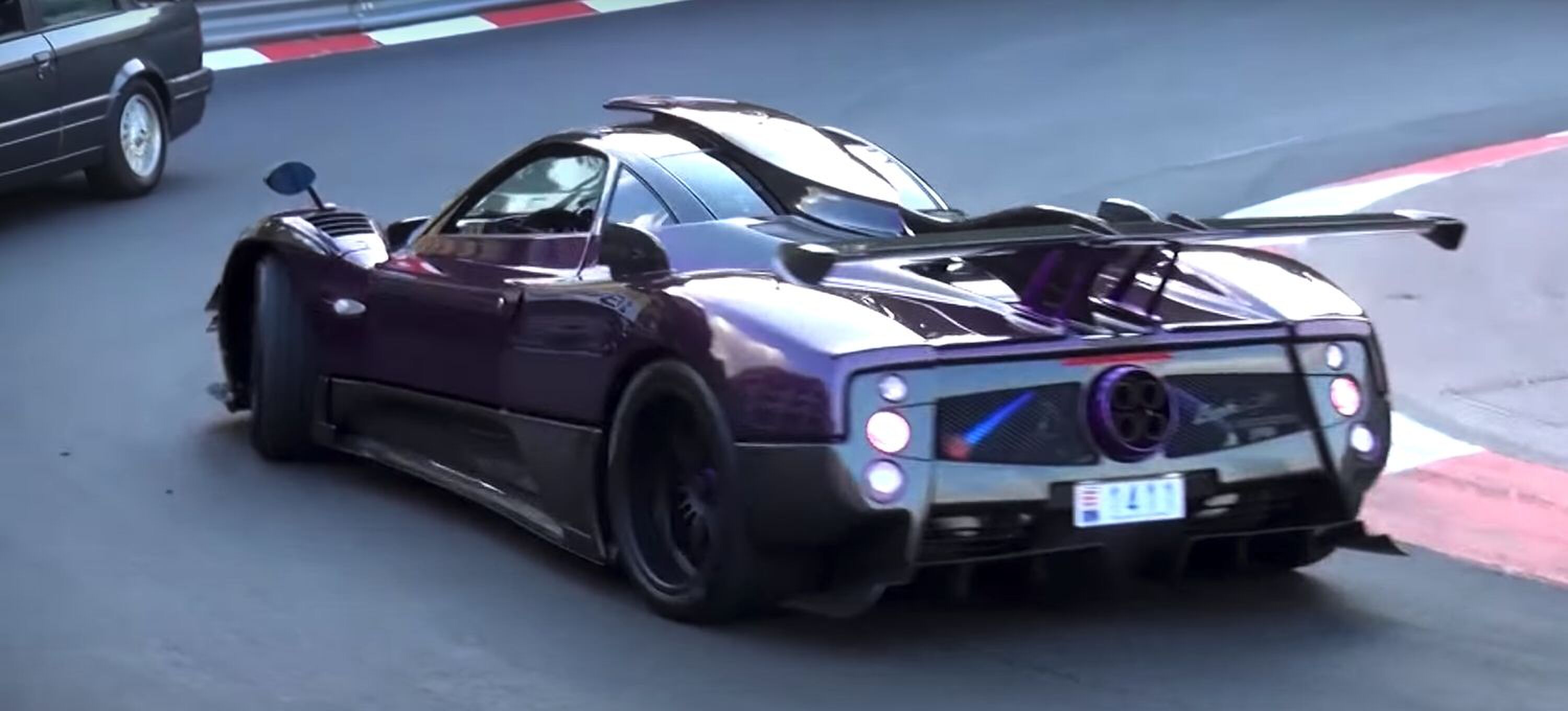 Lewis Hamilton Pagani Zonda
