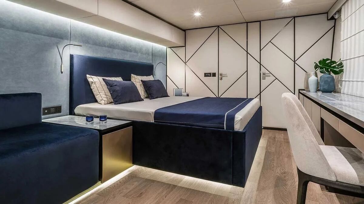 catamaran slaapkamer