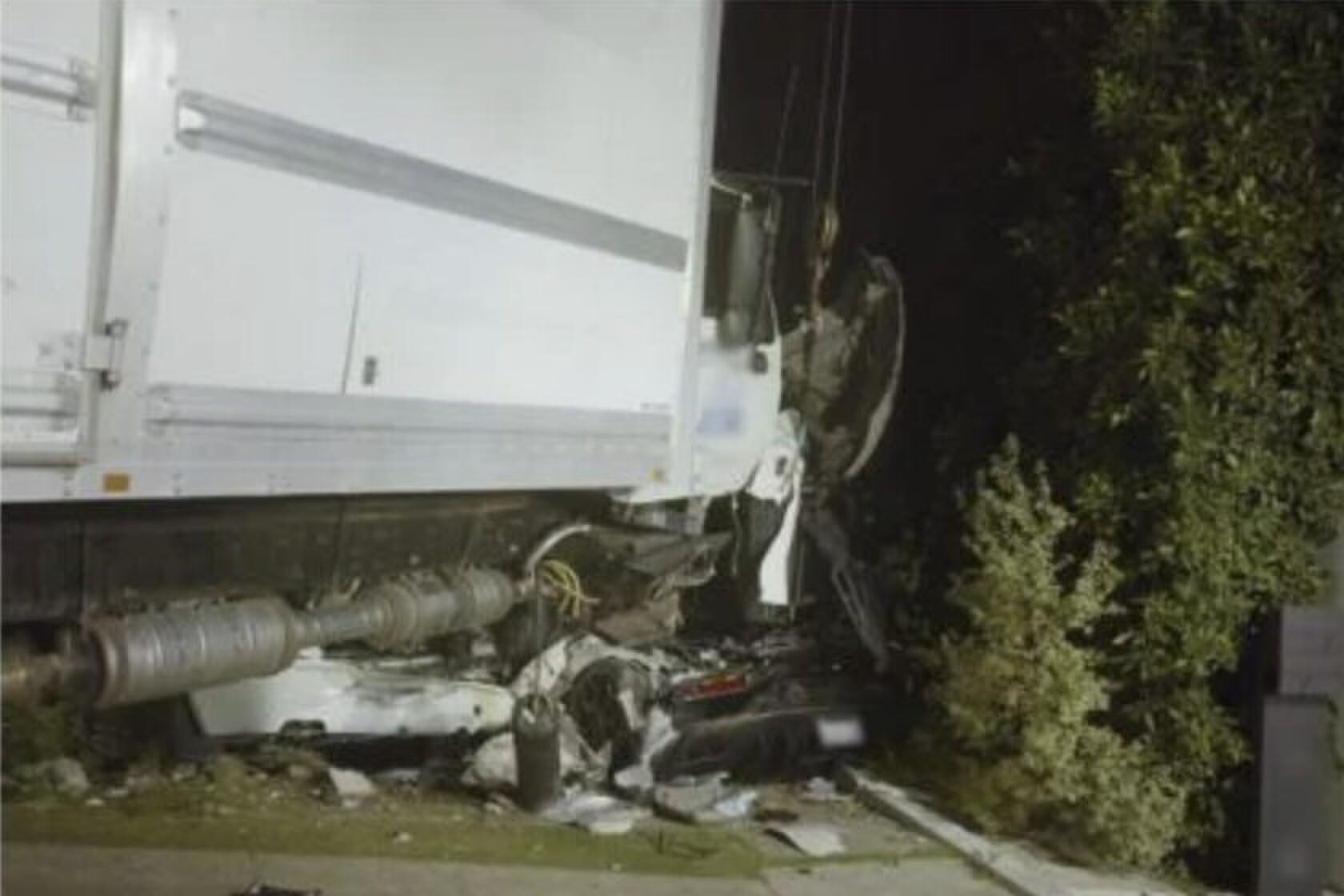Bestelwagen crash
