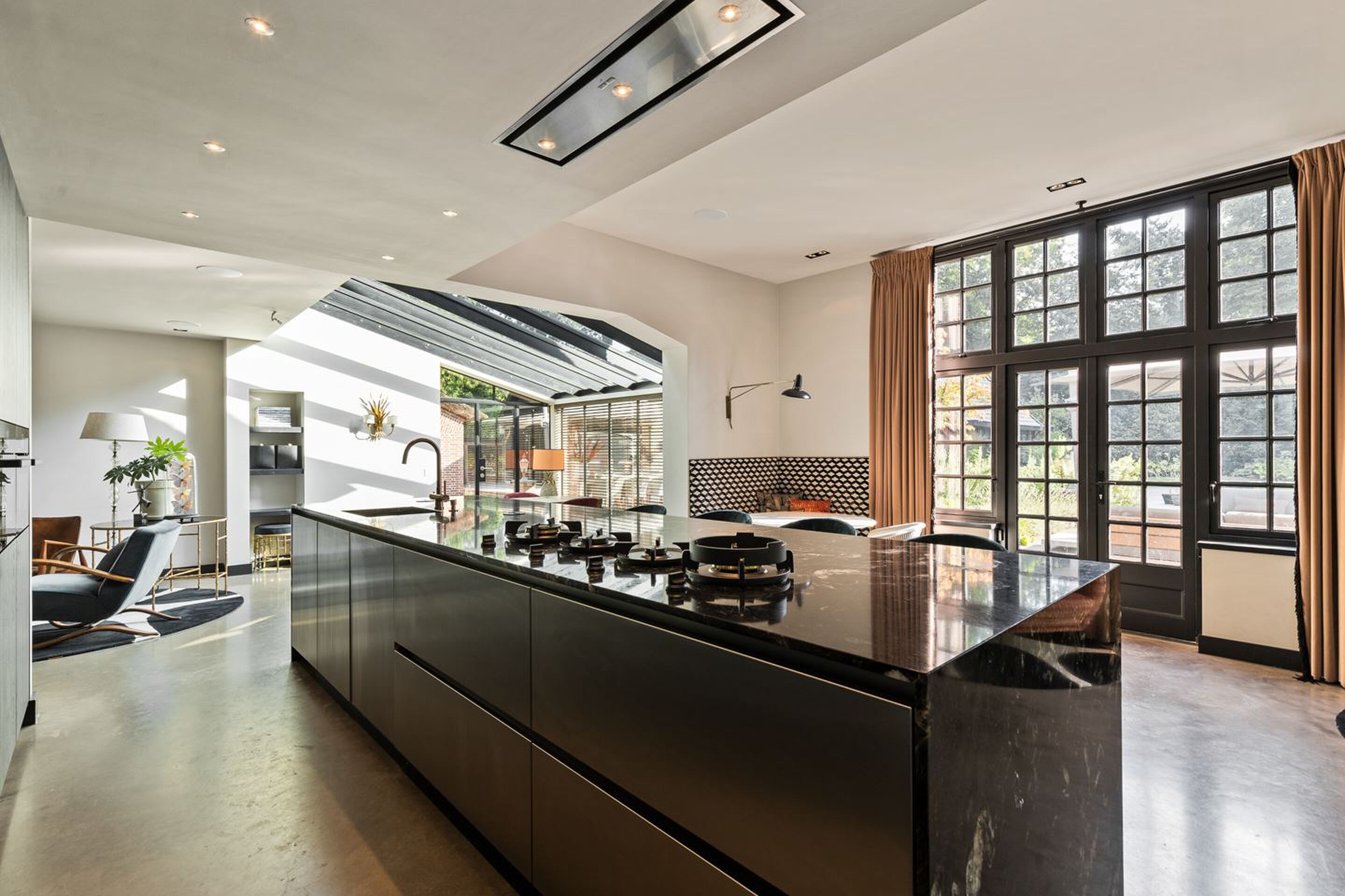Keuken van de villa in Laren