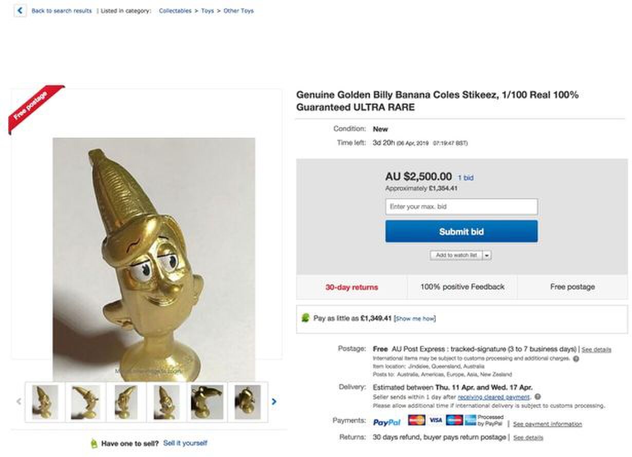 gouden banaan