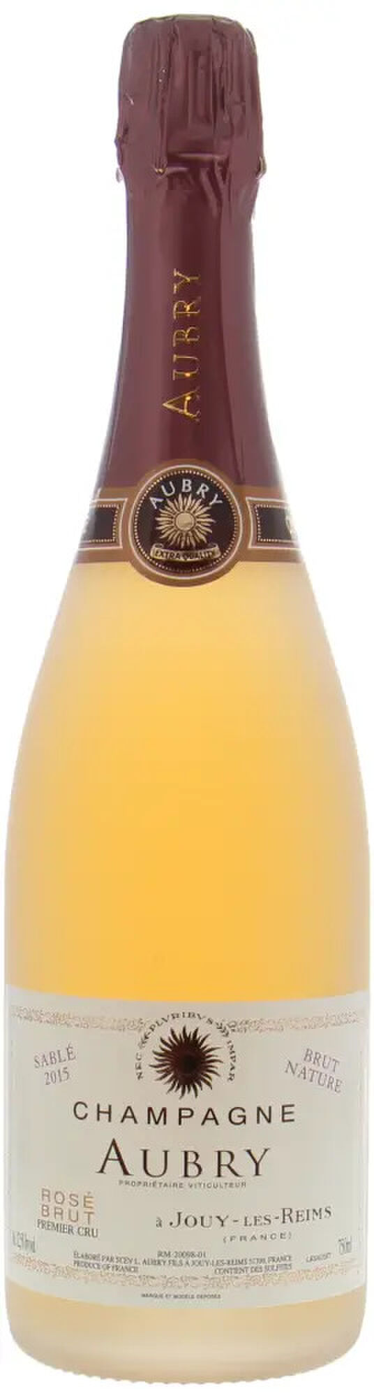 Sablé Rosé Brut Nature Champagne Aubry