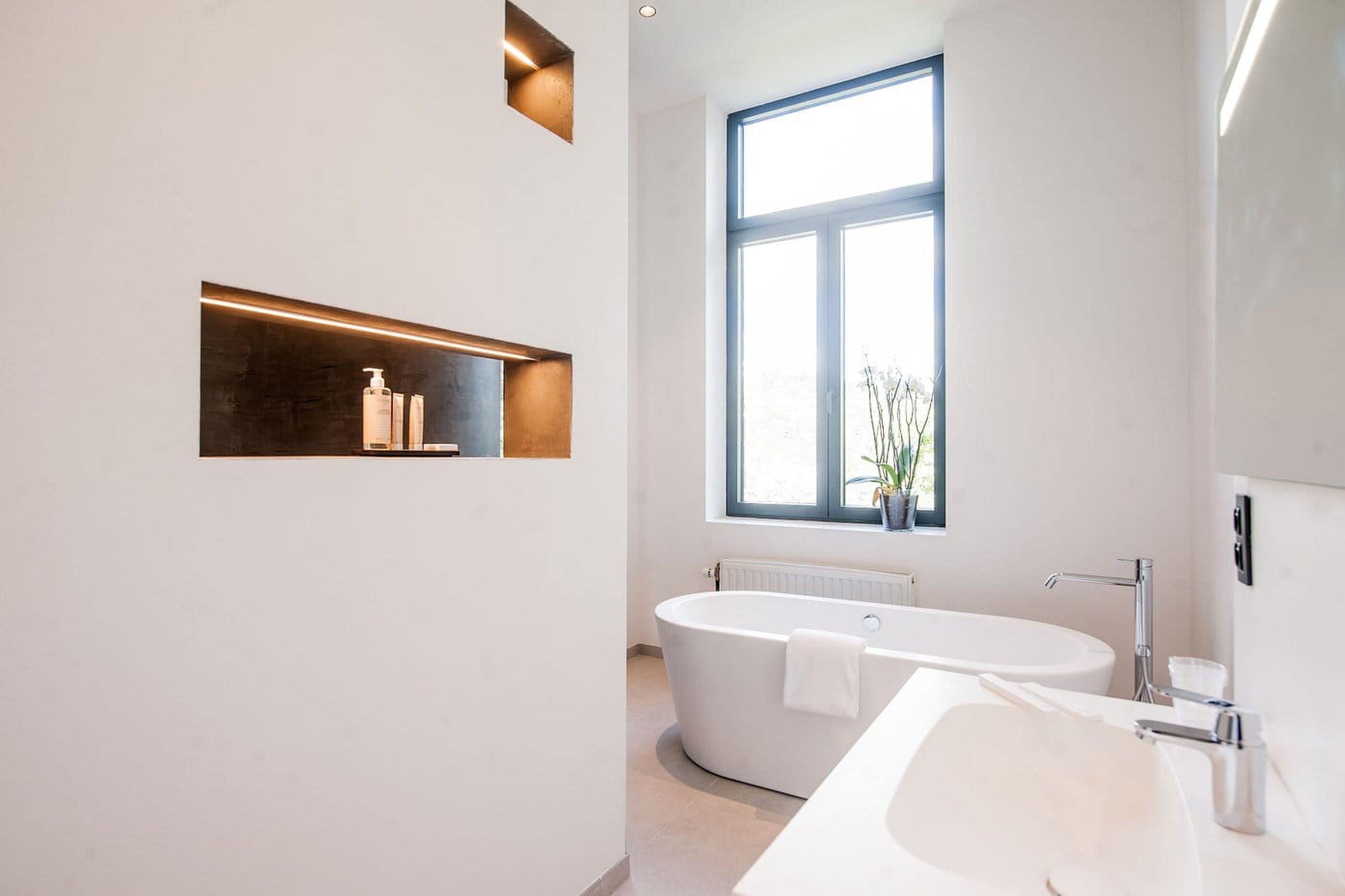 Badkamer kasteel Hastière