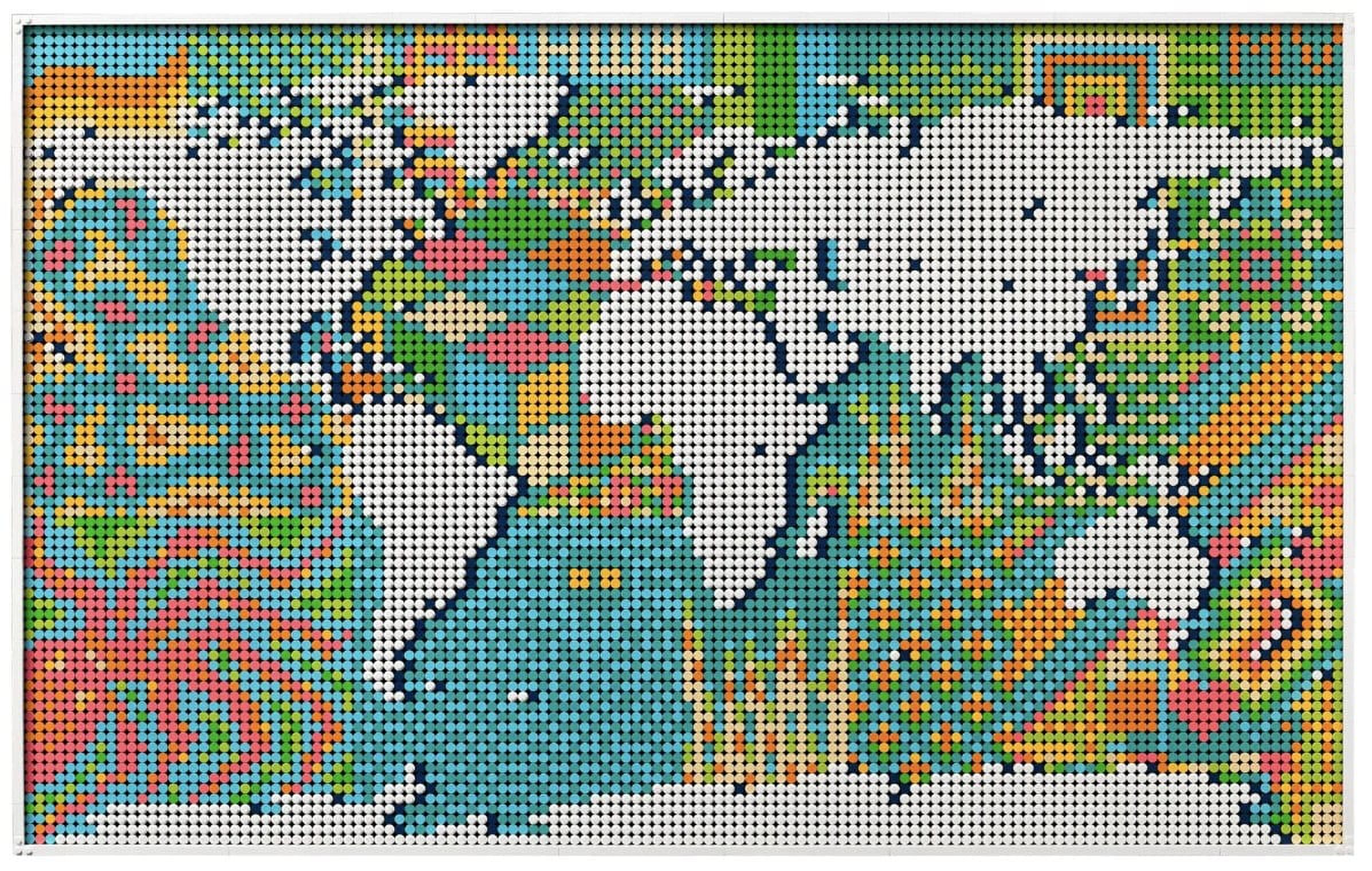Lego wereldkaart