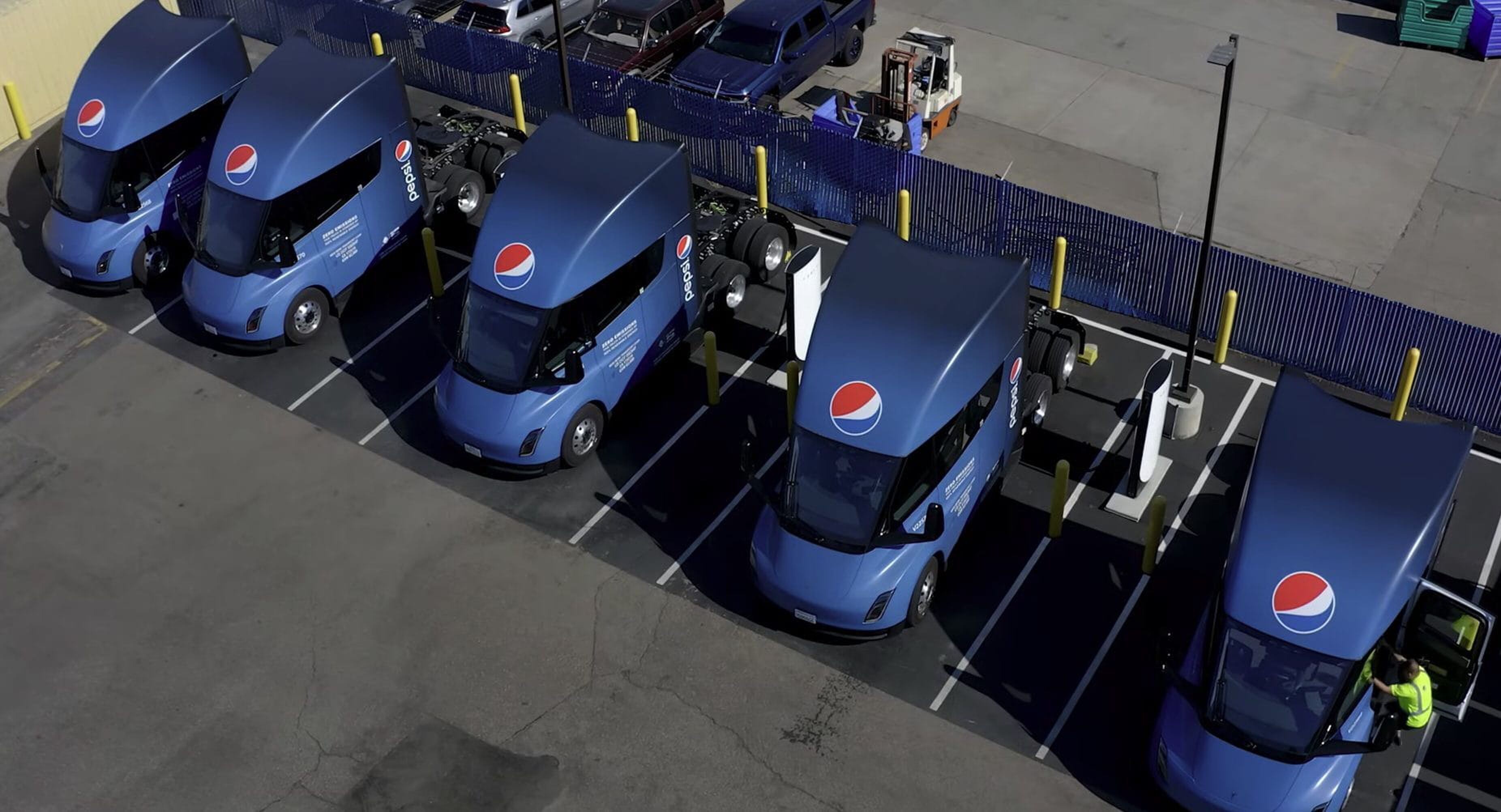 De Tesla Semi vrachtwagen