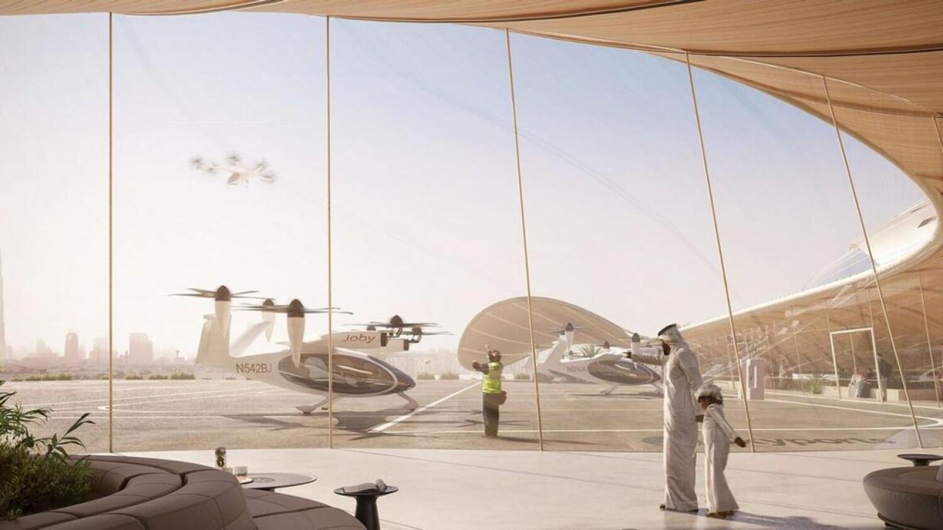 Vliegende taxi Dubai 2026