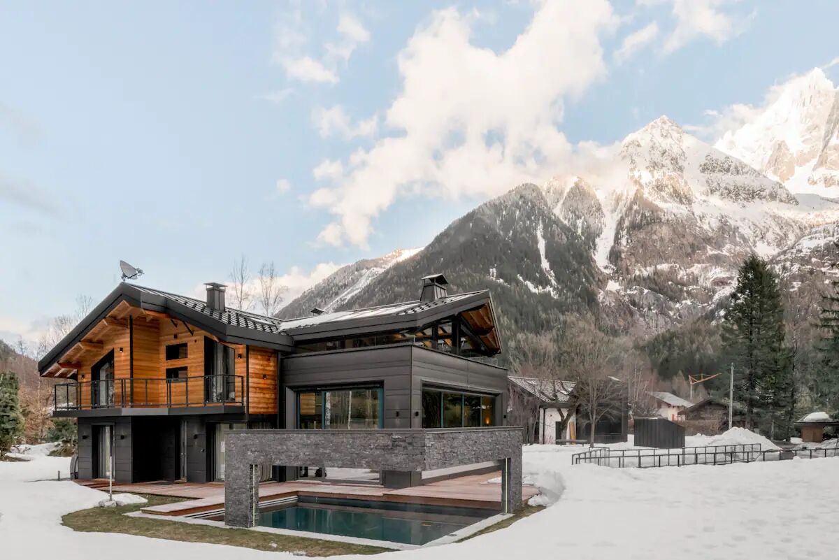 Deze Airbnb in Chamonix-Mont-Blanc. een luxueuze ervaring voor € 1.000 per nacht