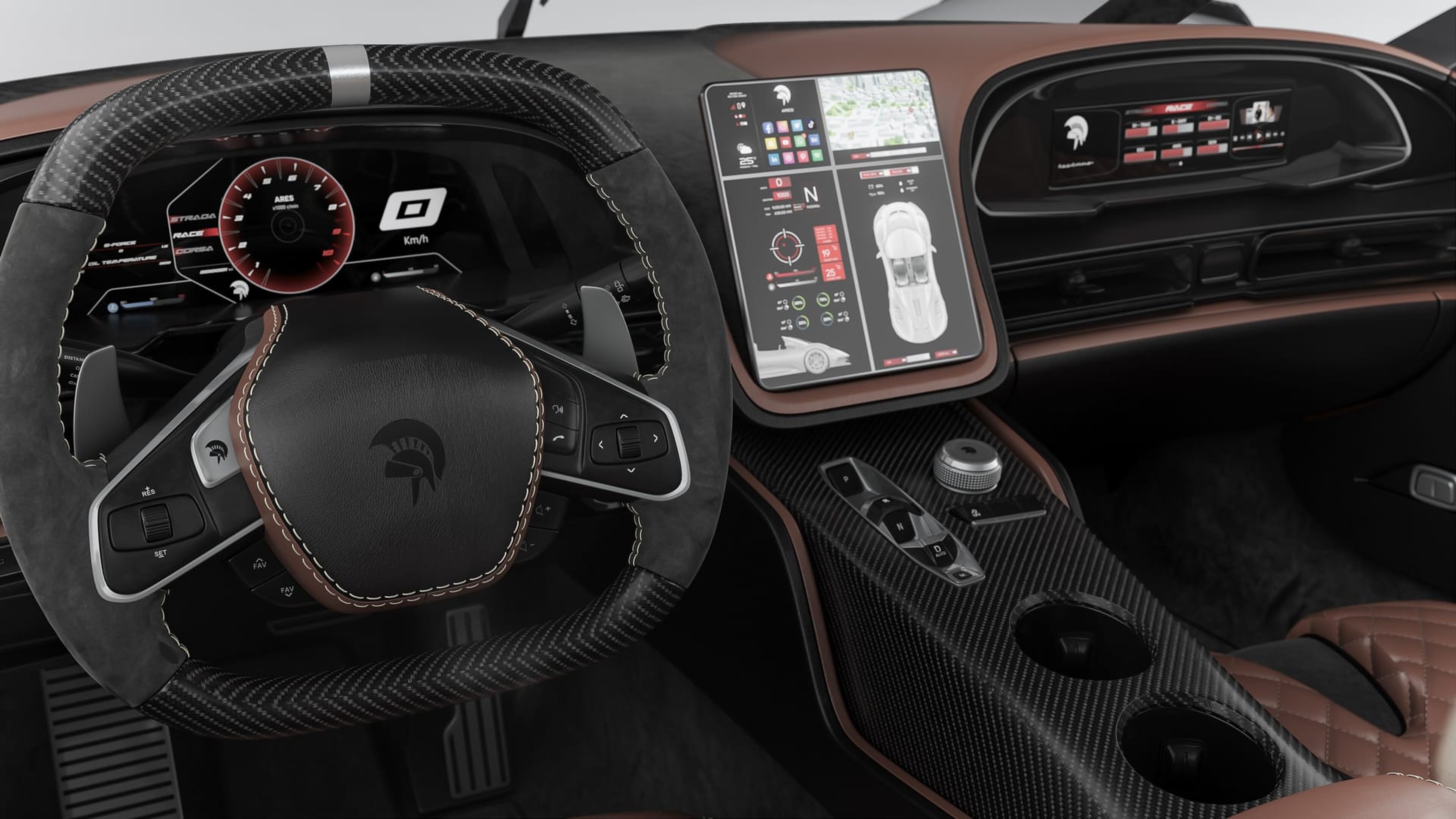 Ares S1 Italiaanse Supercar met de Kracht van een Corvette C8