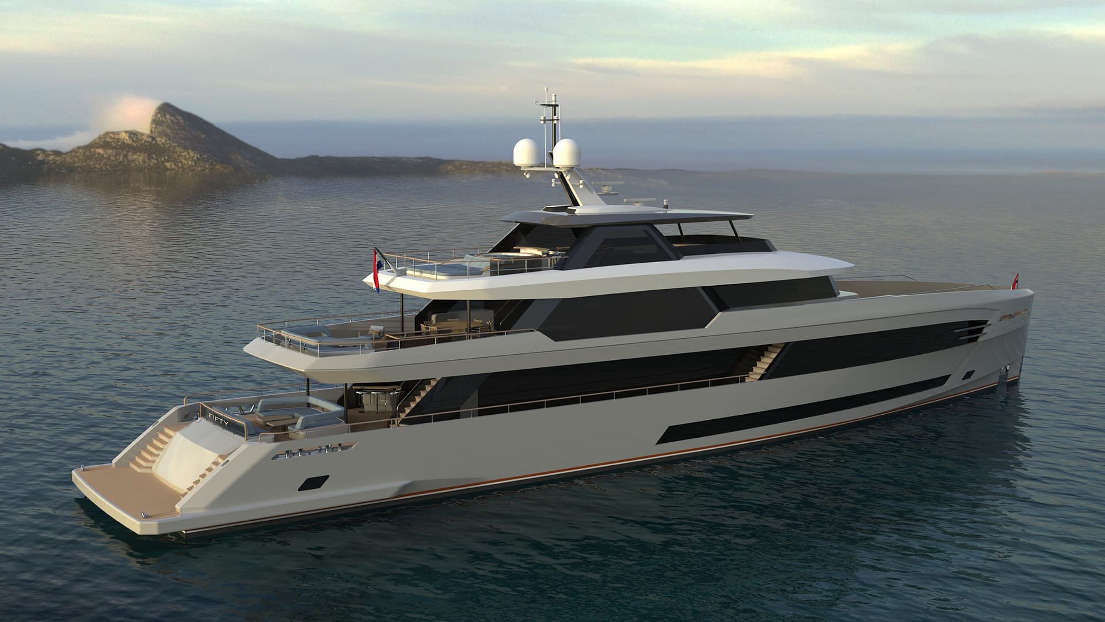 Mulder Fifty komt met een 50 meter lang icoon van luxe, innovatie en duurzaamheid op zee