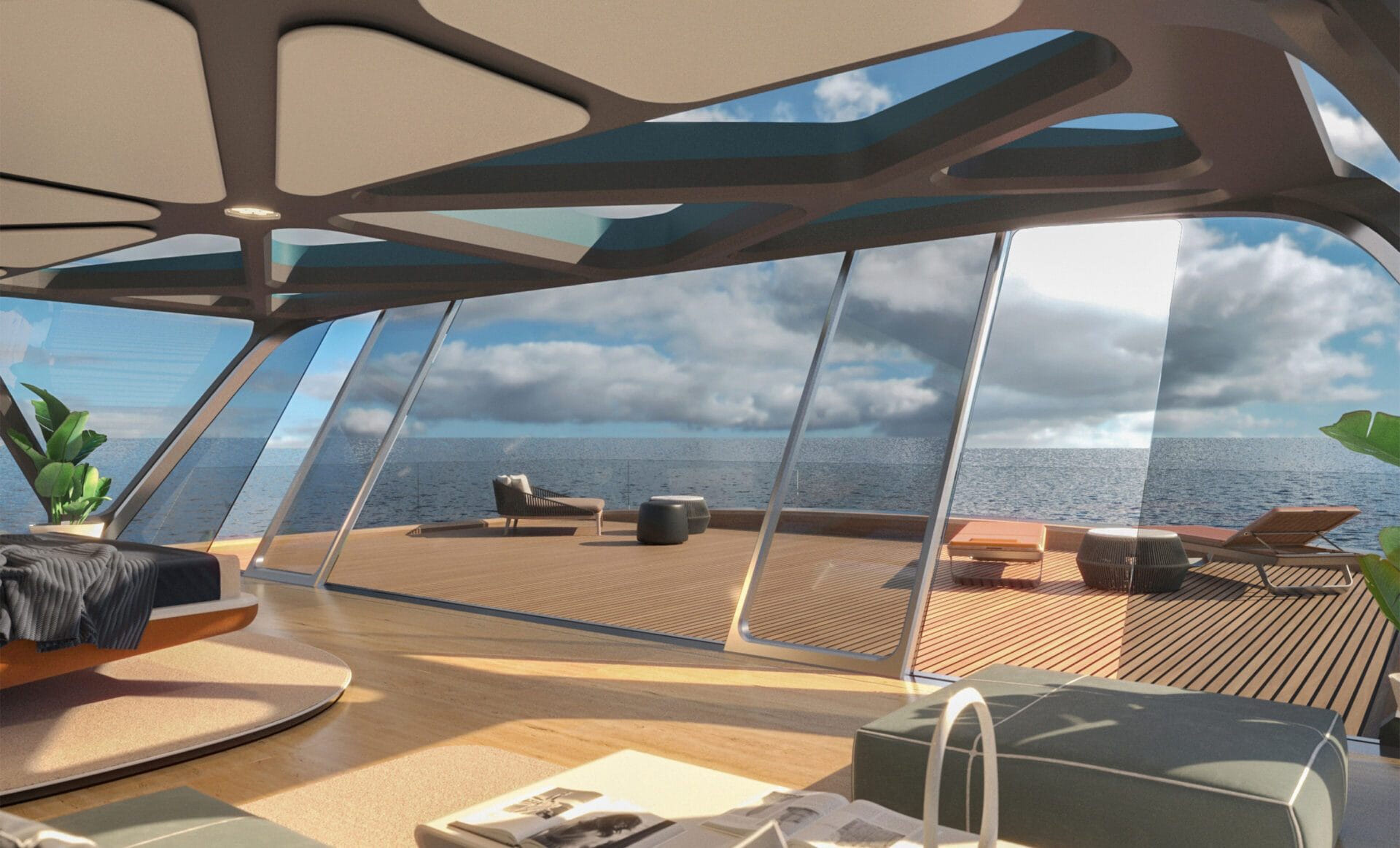 Pegasus lanceert revolutionair 3D superjachtconcept van 88 meter lang luxejacht