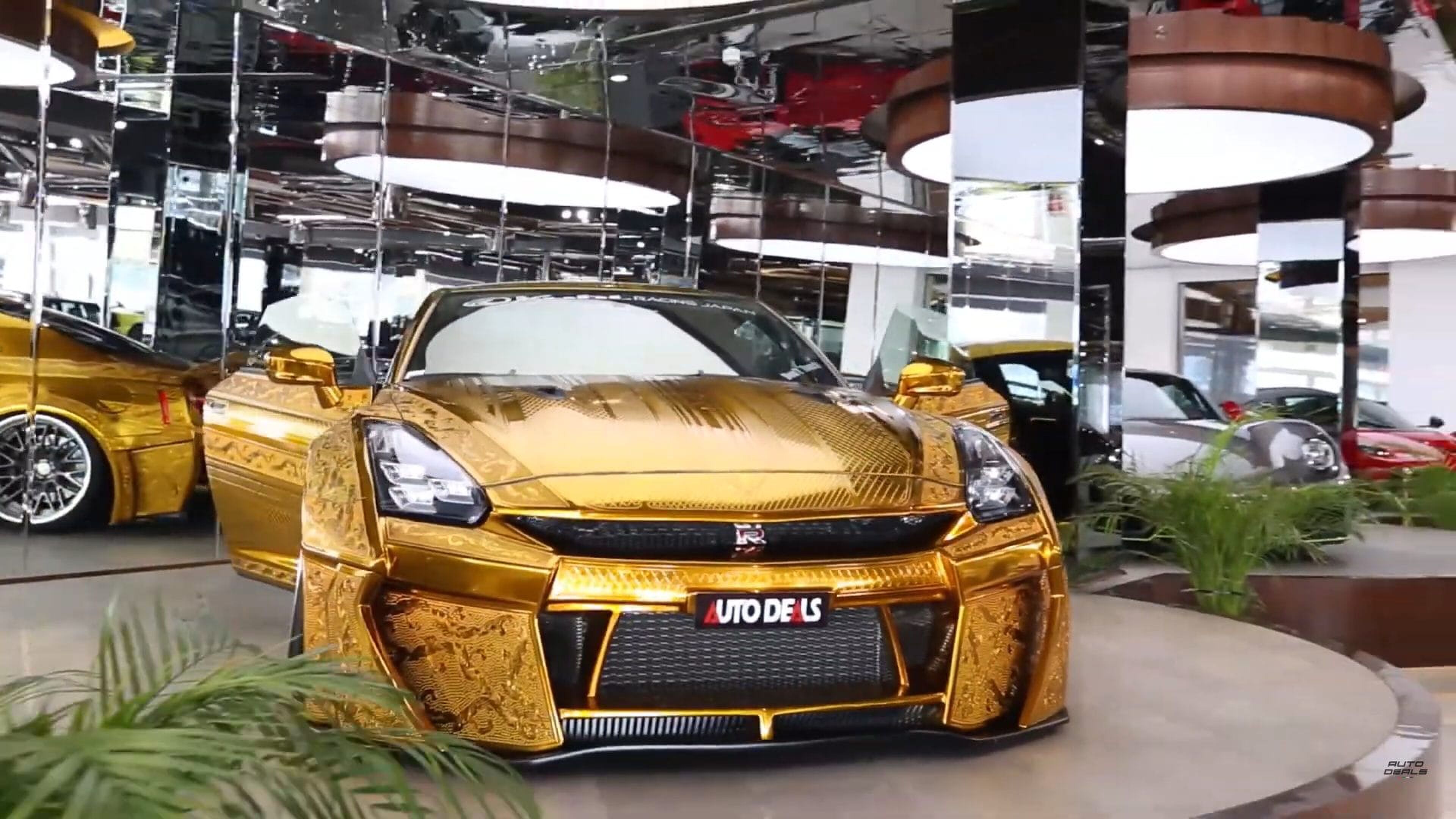 Gouden Nissan GT-R Godzilla: een uniek pronkstuk