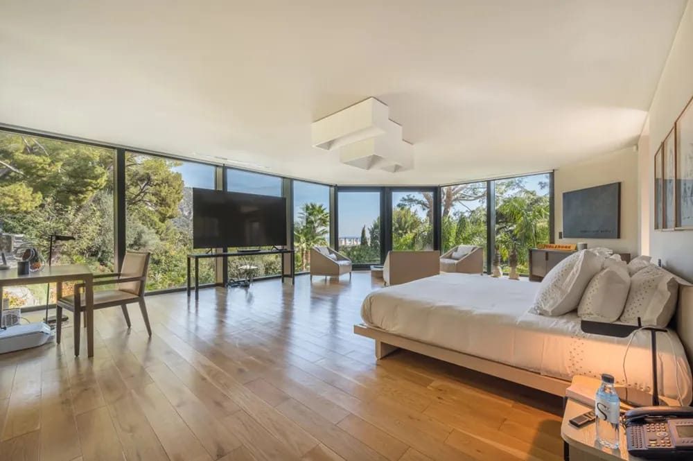 Slaapkamer villa C&ocirc;te d'Azur