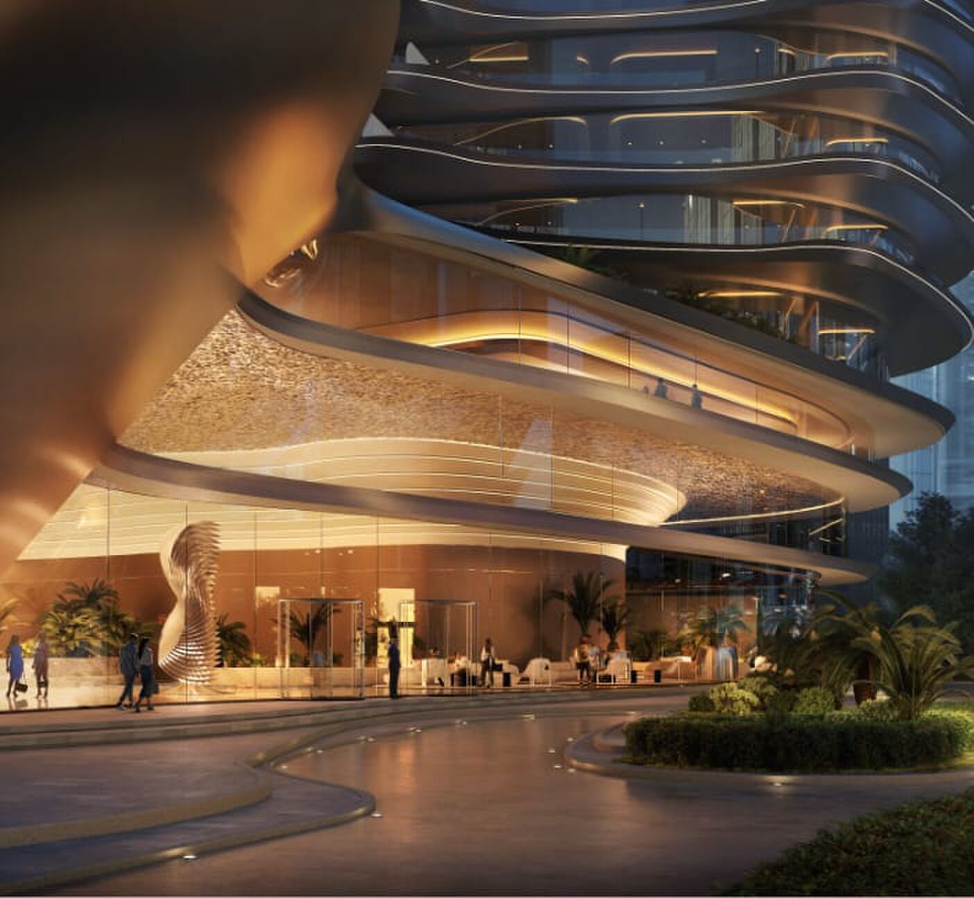 Mercedes-Benz ontwikkelt een verbluffende hypertoren in Dubai