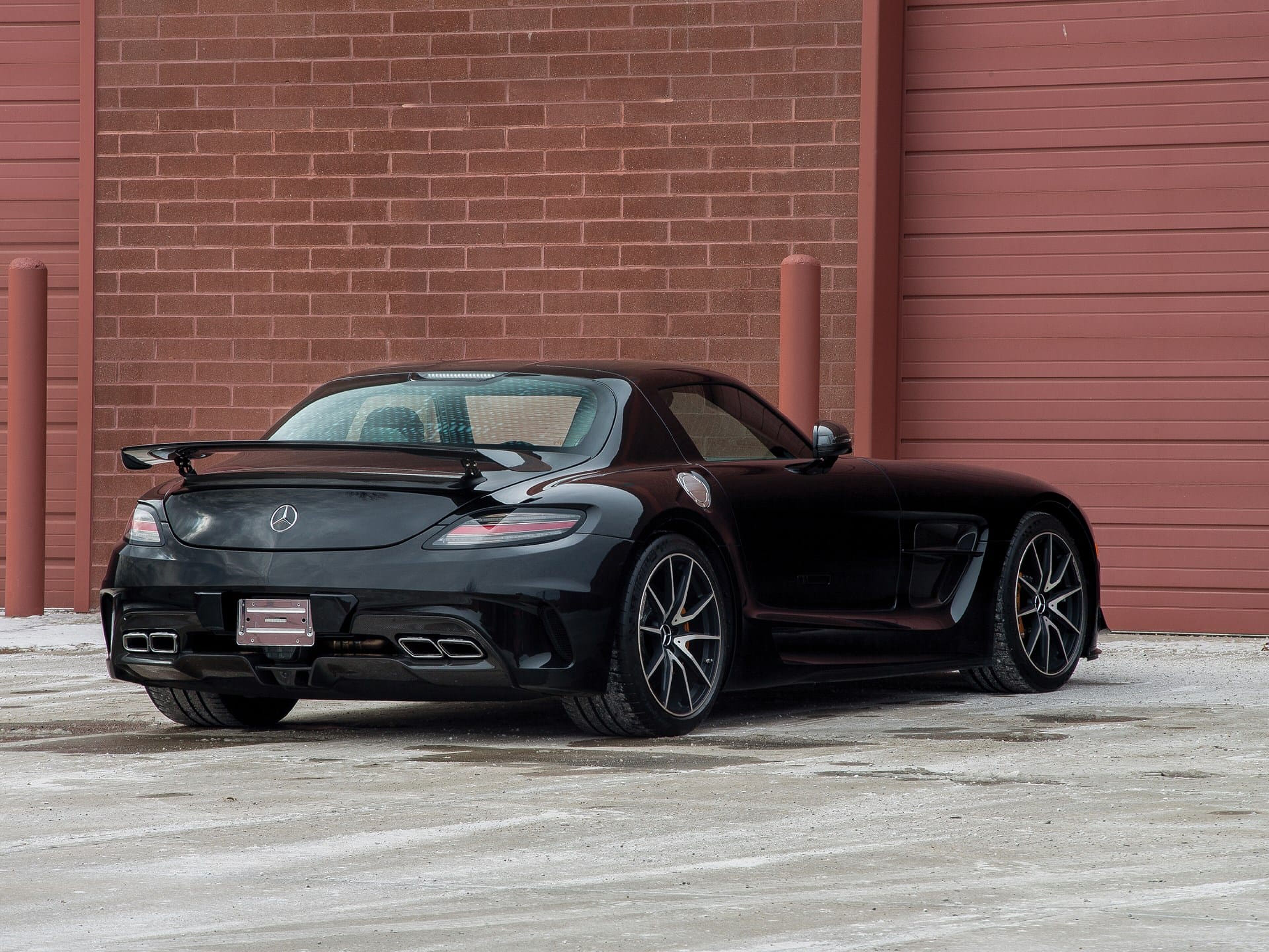 Zeldzame Mercedes-Benz SLS AMG Black Series uit 2014 werd geveild en snel verkocht