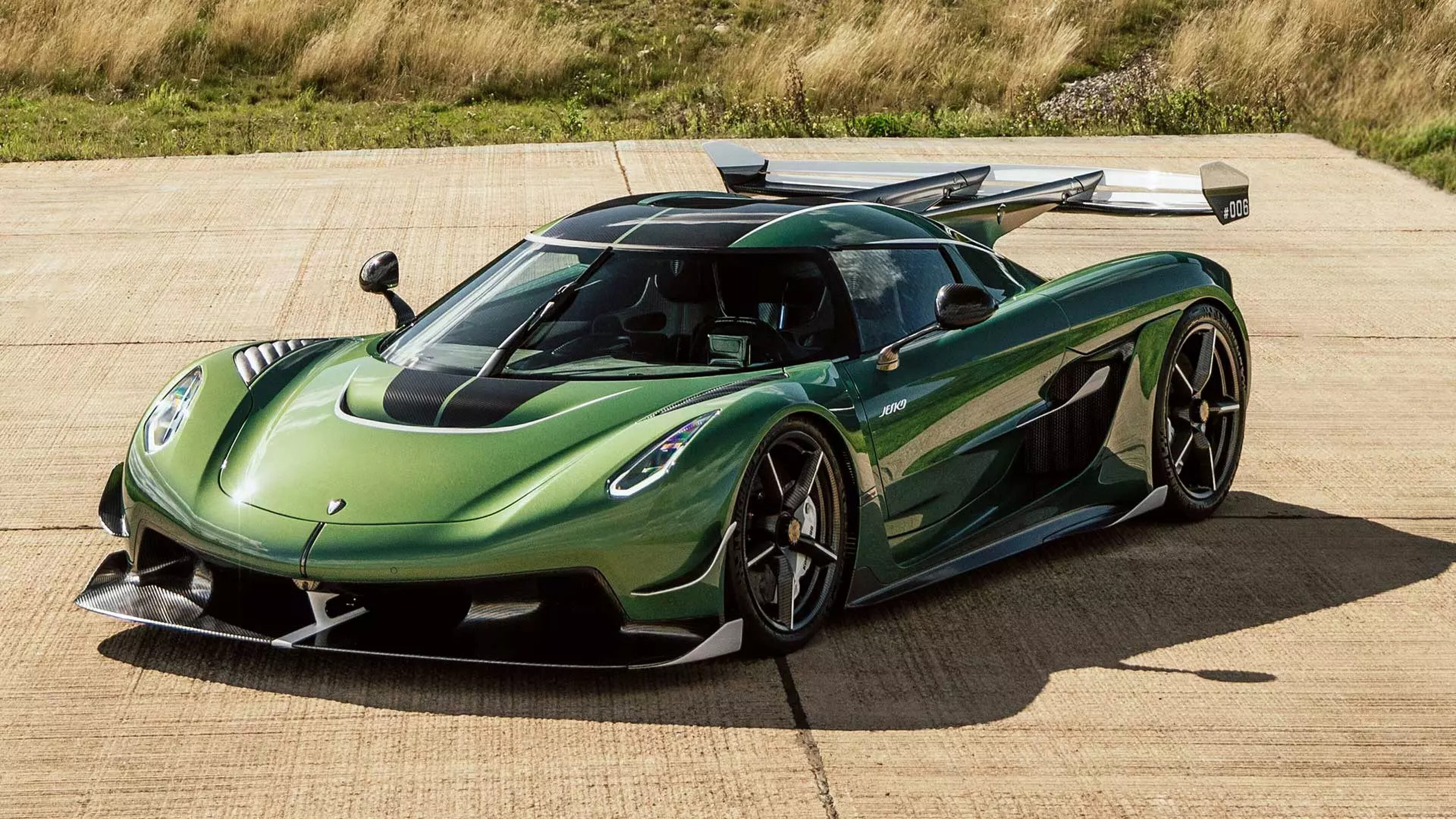 De Koenigsegg Jesko Attack, die in bezit is van Bert Weering. Dit is niet de bolide in kwestie.
