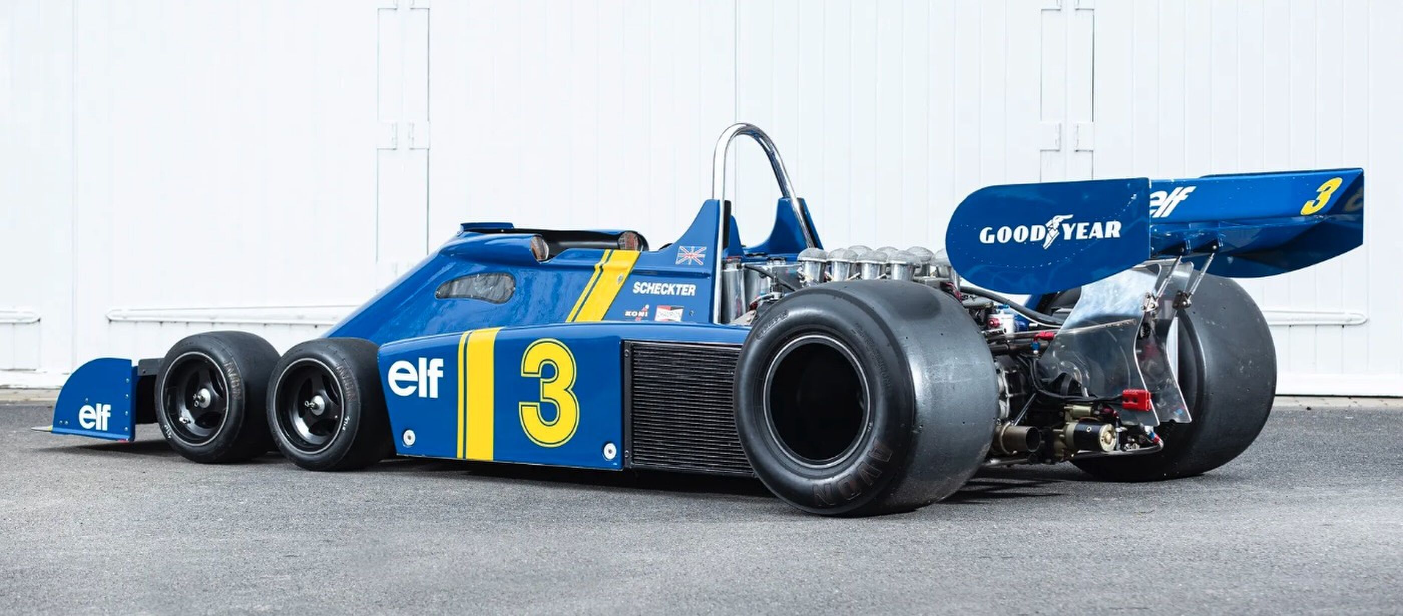 Zeswielige Formule 1-auto