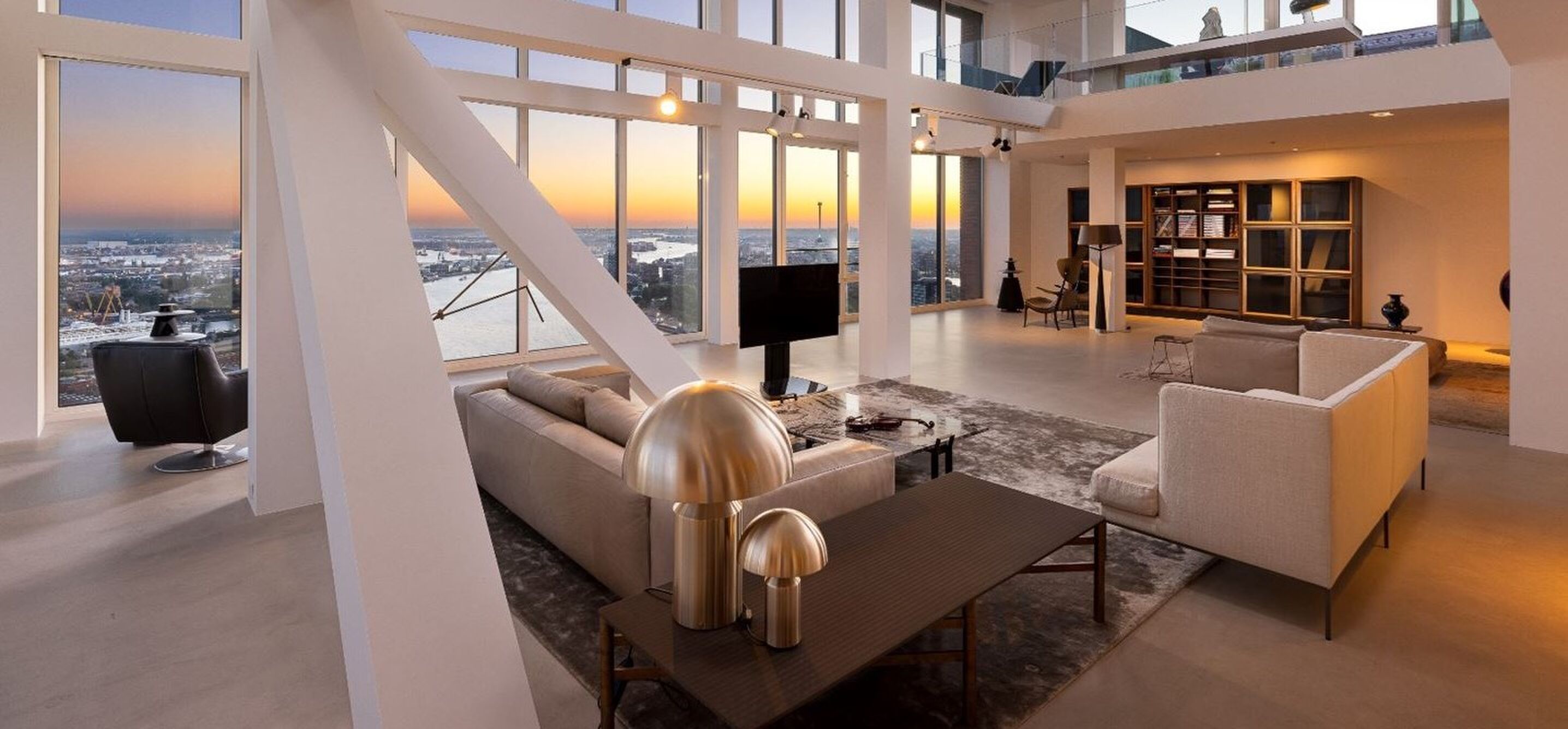 Het penthouse van Kamera Express-miljonair Peter Merceij in Rotterdam