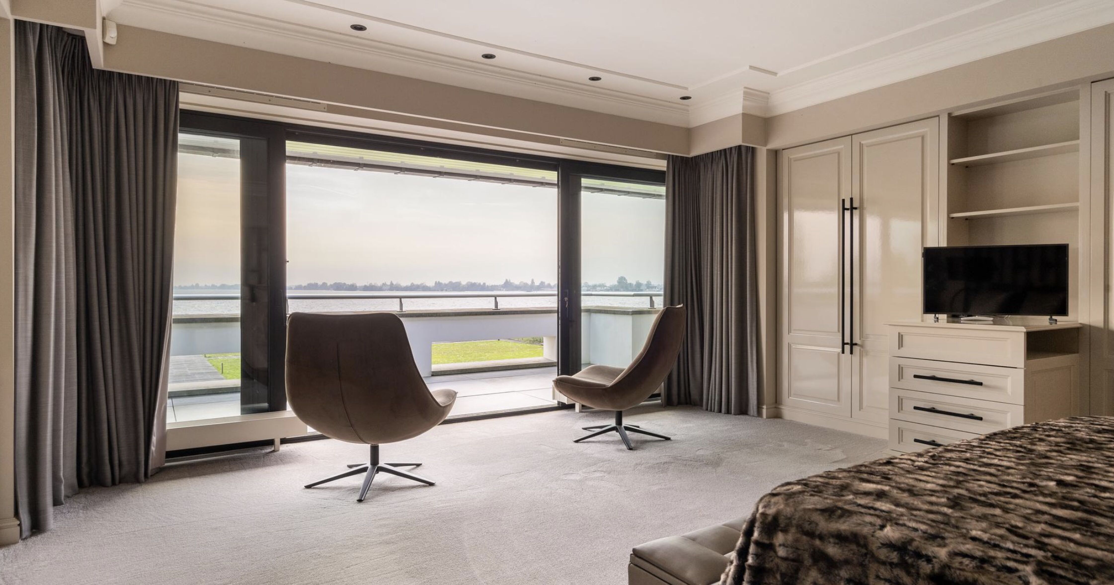 De villa van Joop Leliveld in Vinkeveen