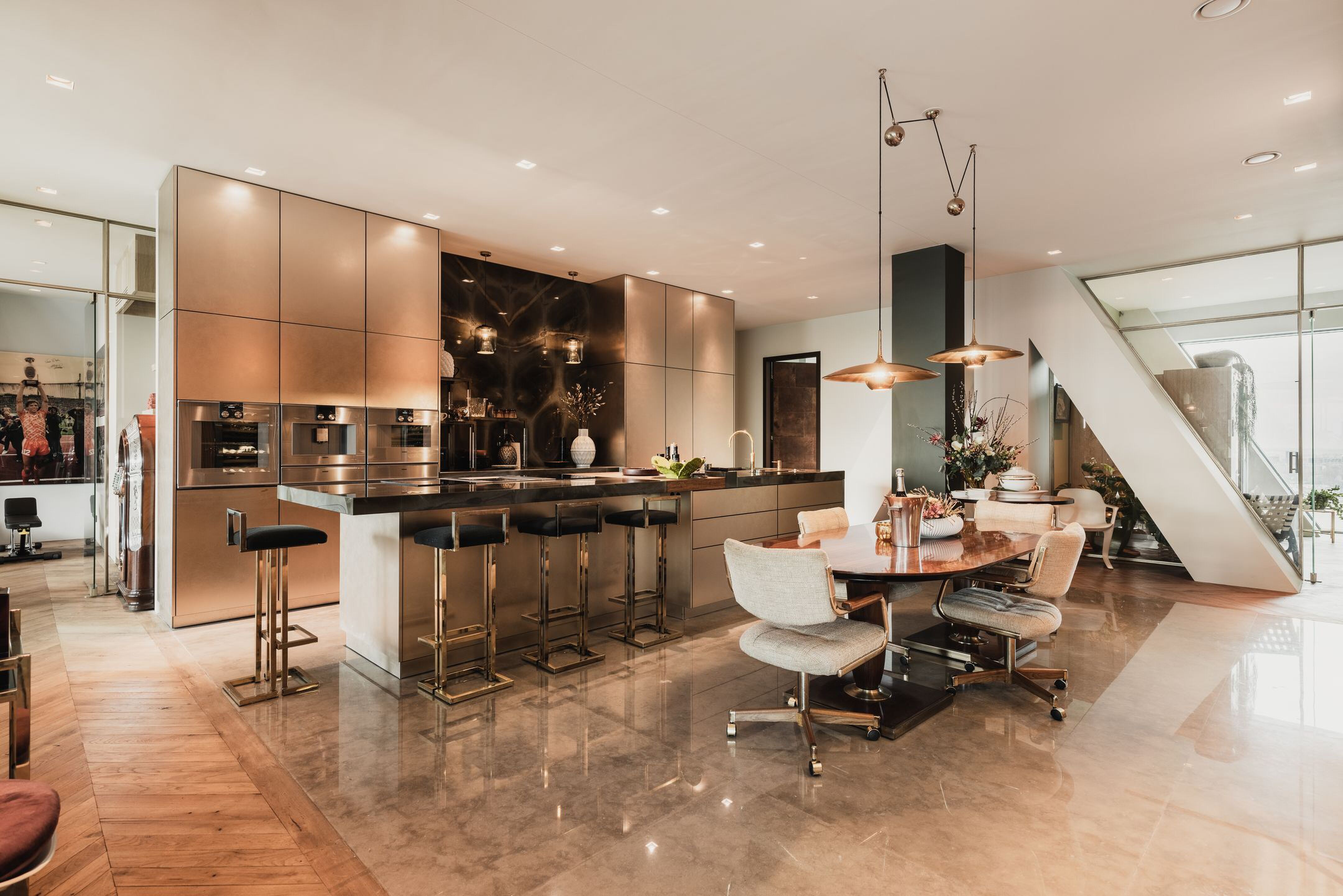 Het appartement van Dirk Evert Kat in Amsterdam