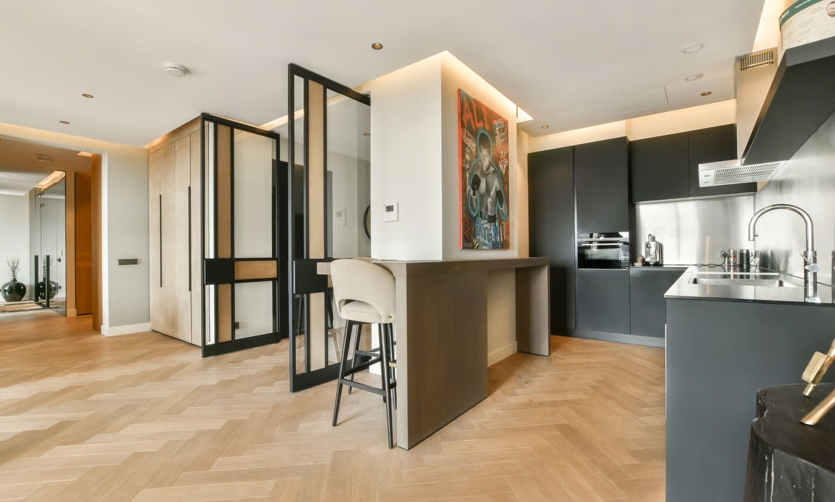 Het penthouse van Brian Brobbey in Amsterdam