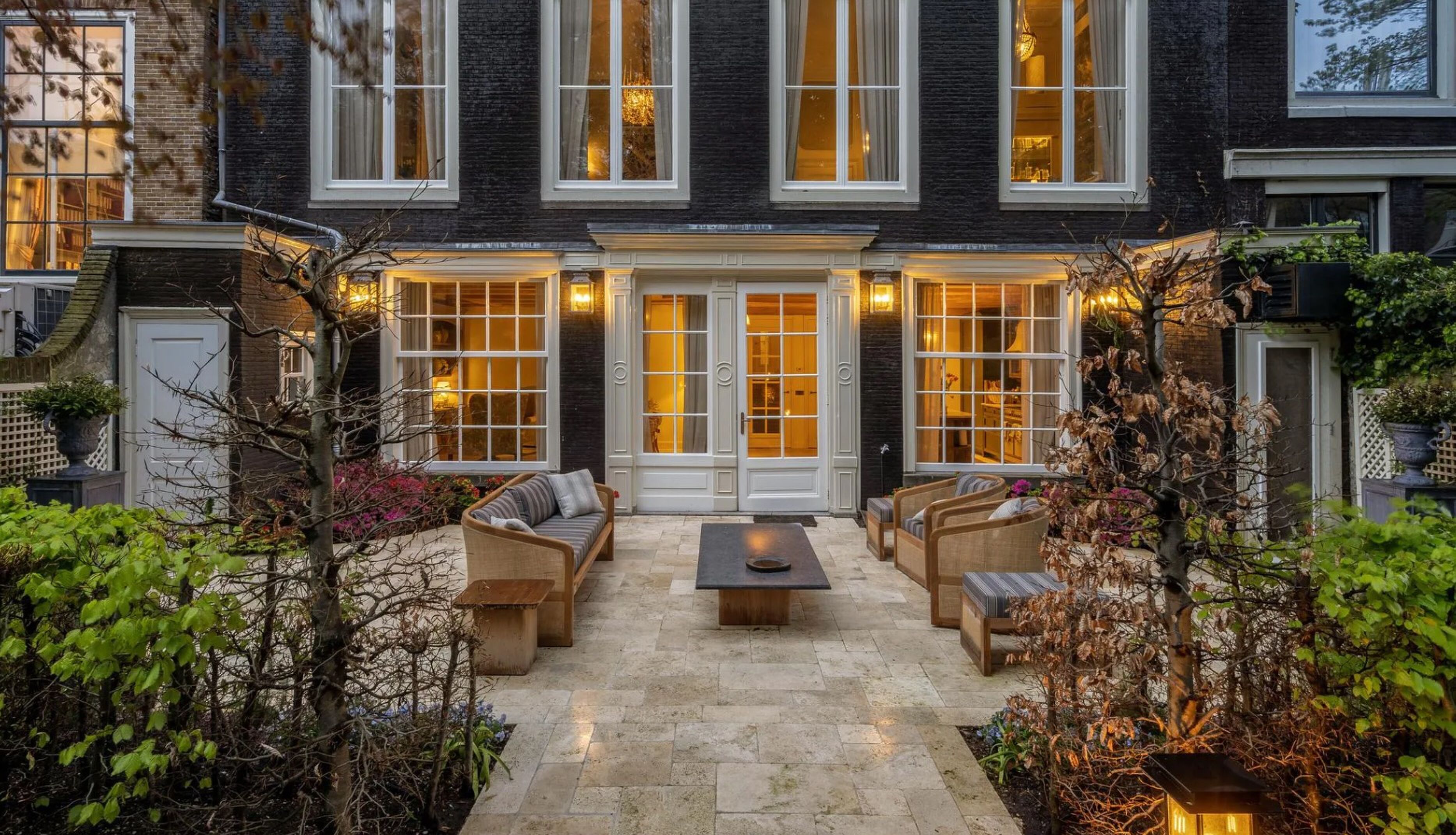 Het grachtenpand van Maasbert Schouten in Amsterdam