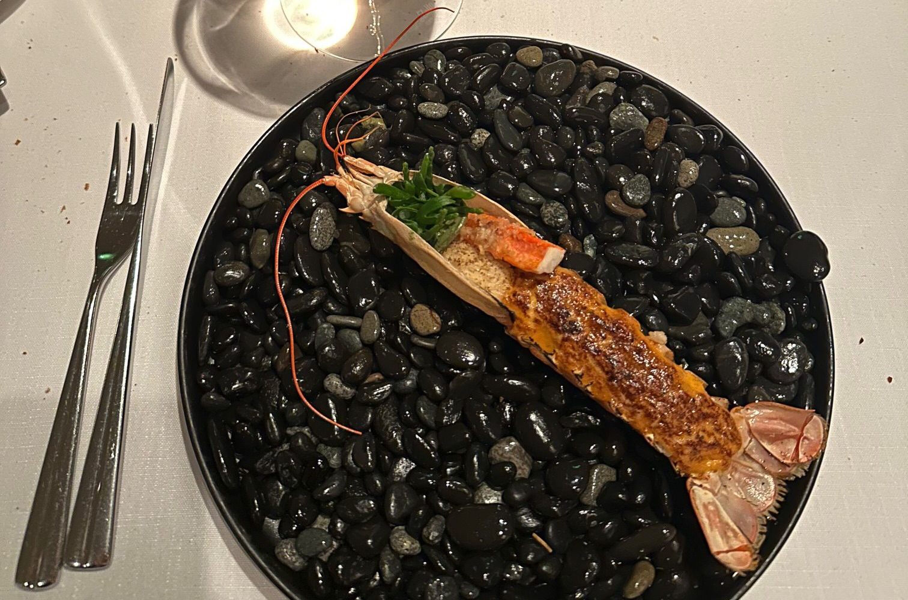 De langoustine van restaurant Spectrum