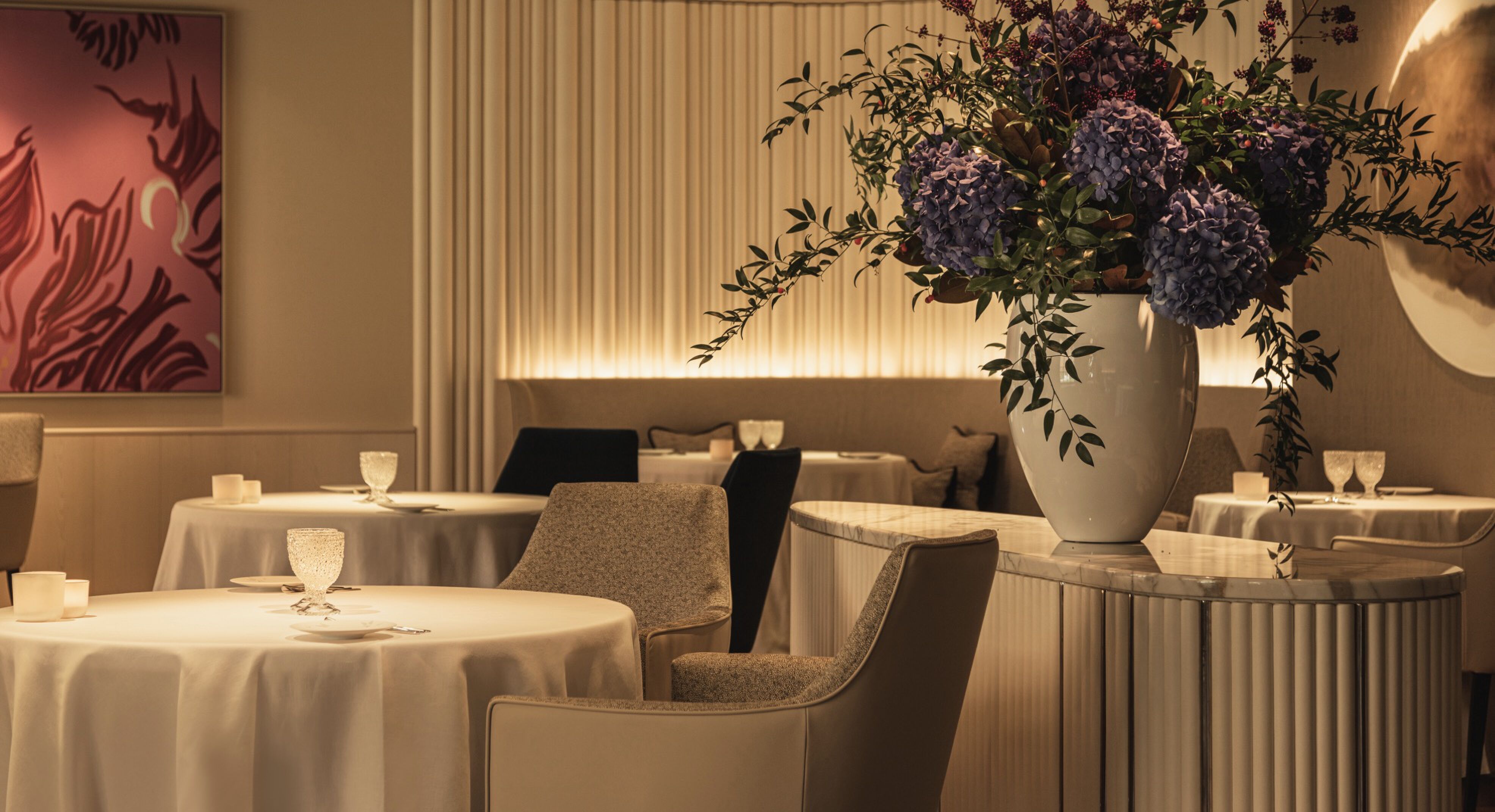 De binnenzijde van restaurant Spectrum