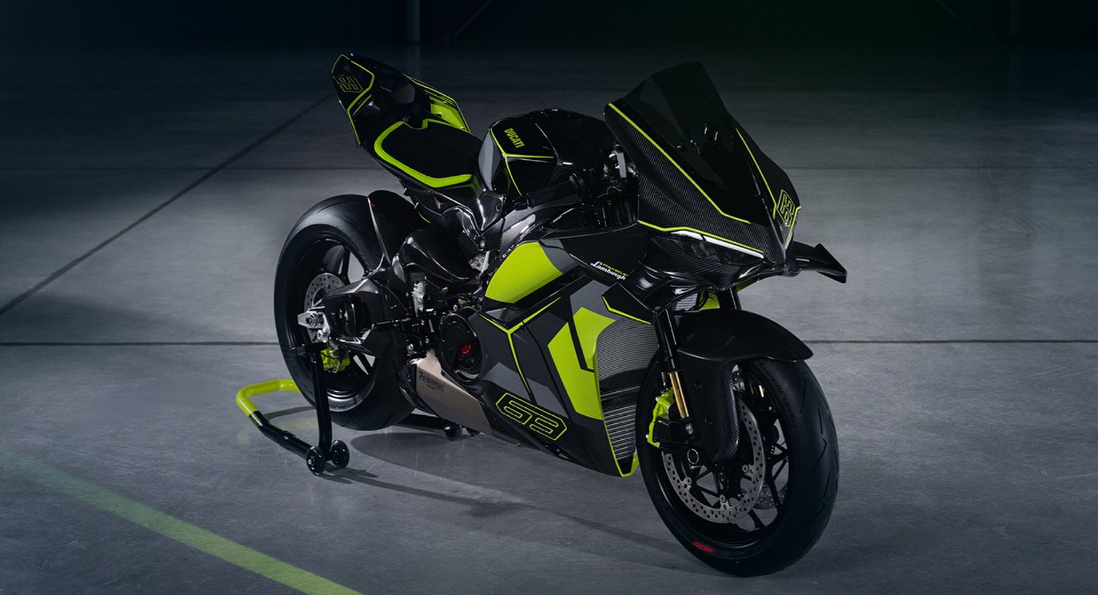 De nieuwe motorfiets van Ducati, geïnspireerd op de Lamborghini Revuelto