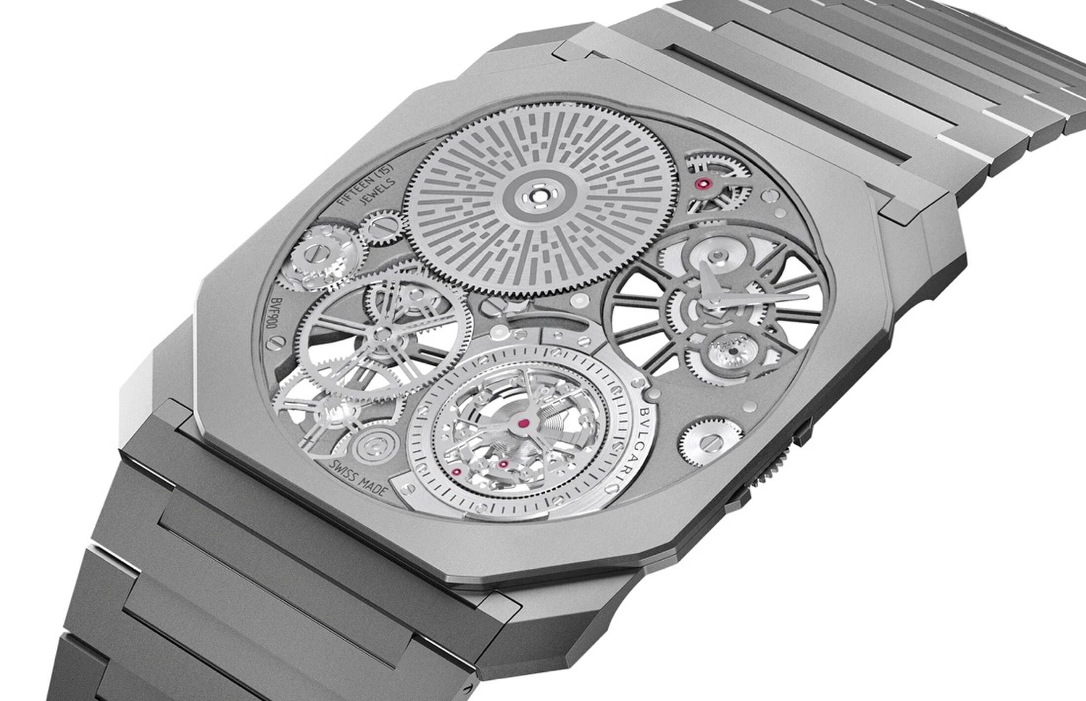 Het nieuwste dunste horloge van Bulgari