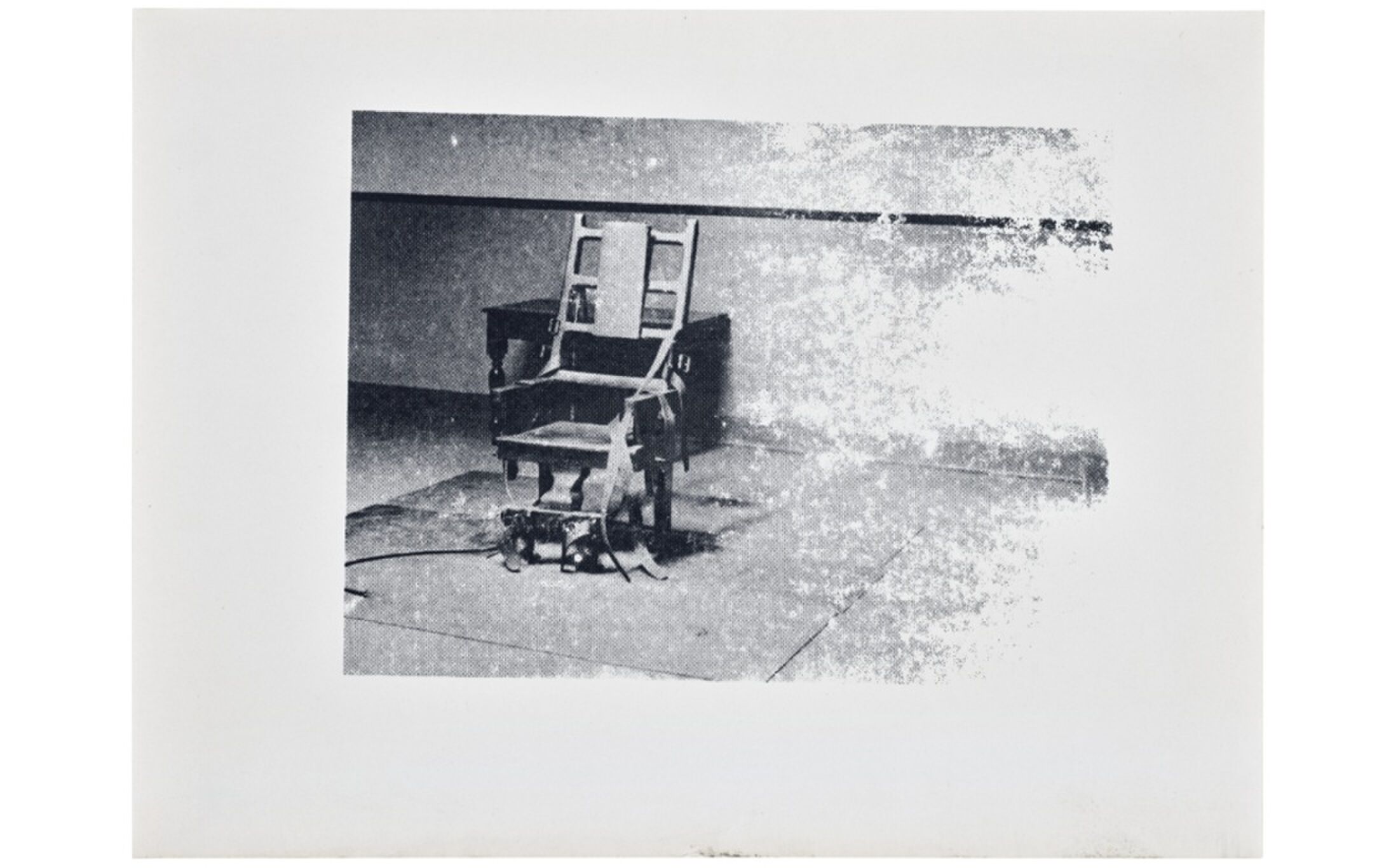 De Big Electric Chair van Andy Warhol 