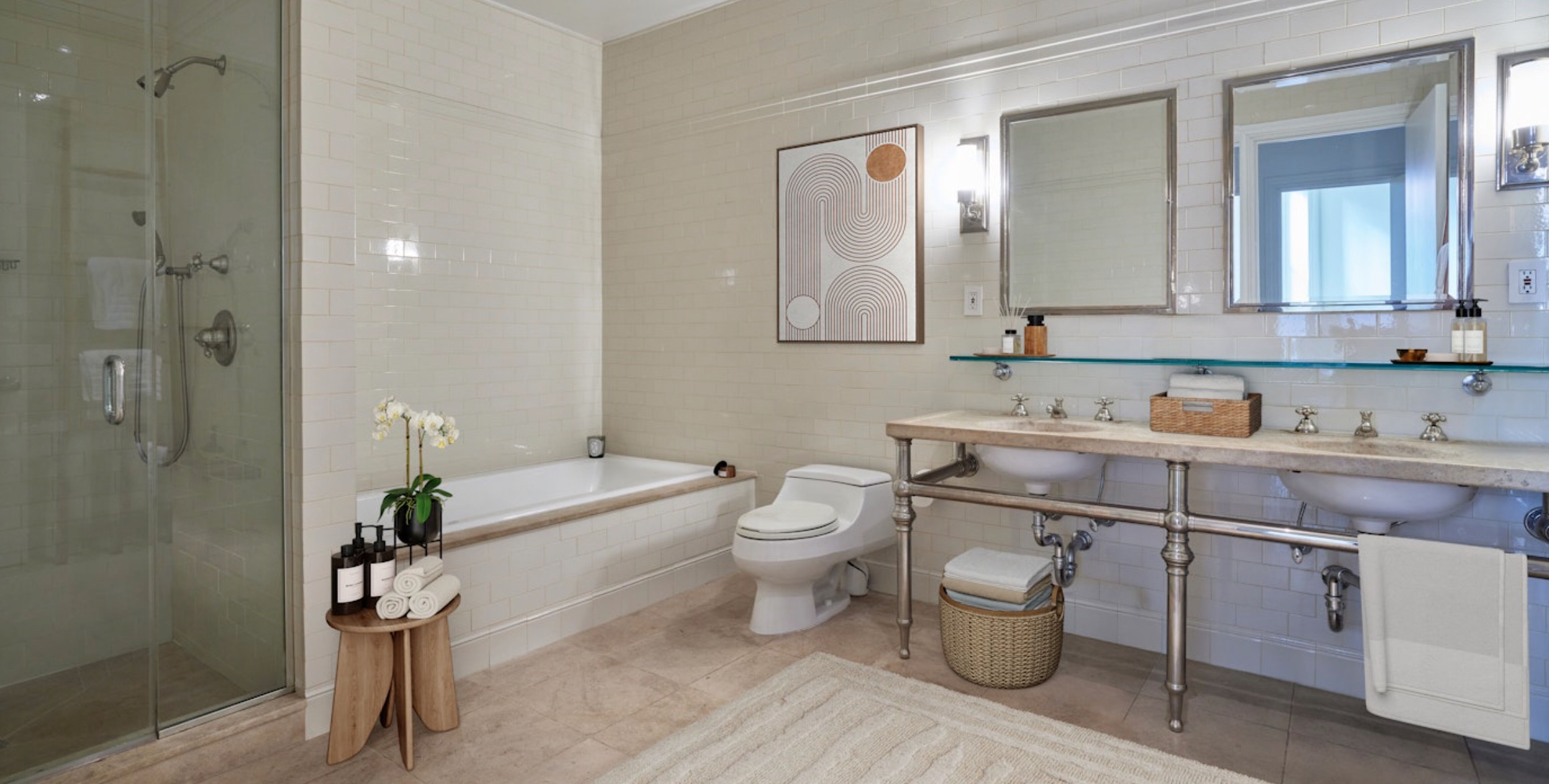 De badkamer van het loft uit de film 'The Devil Wears Prada'