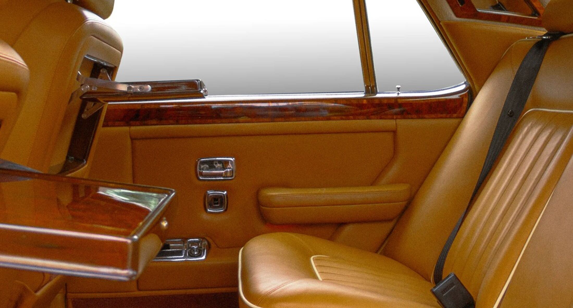 Het interieur van de Rolls-Royce Silver Spur
