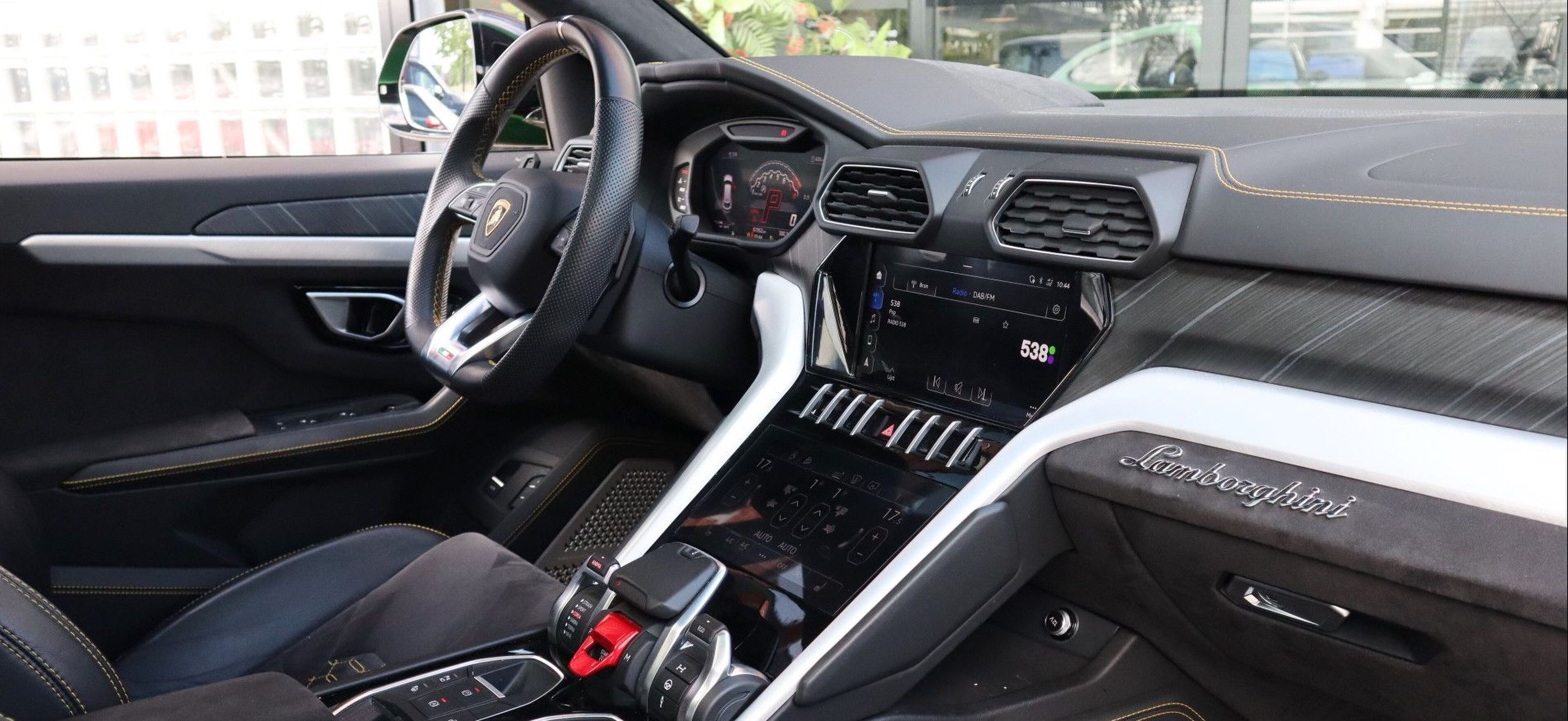 Het interieur van de Lamborghini Urus