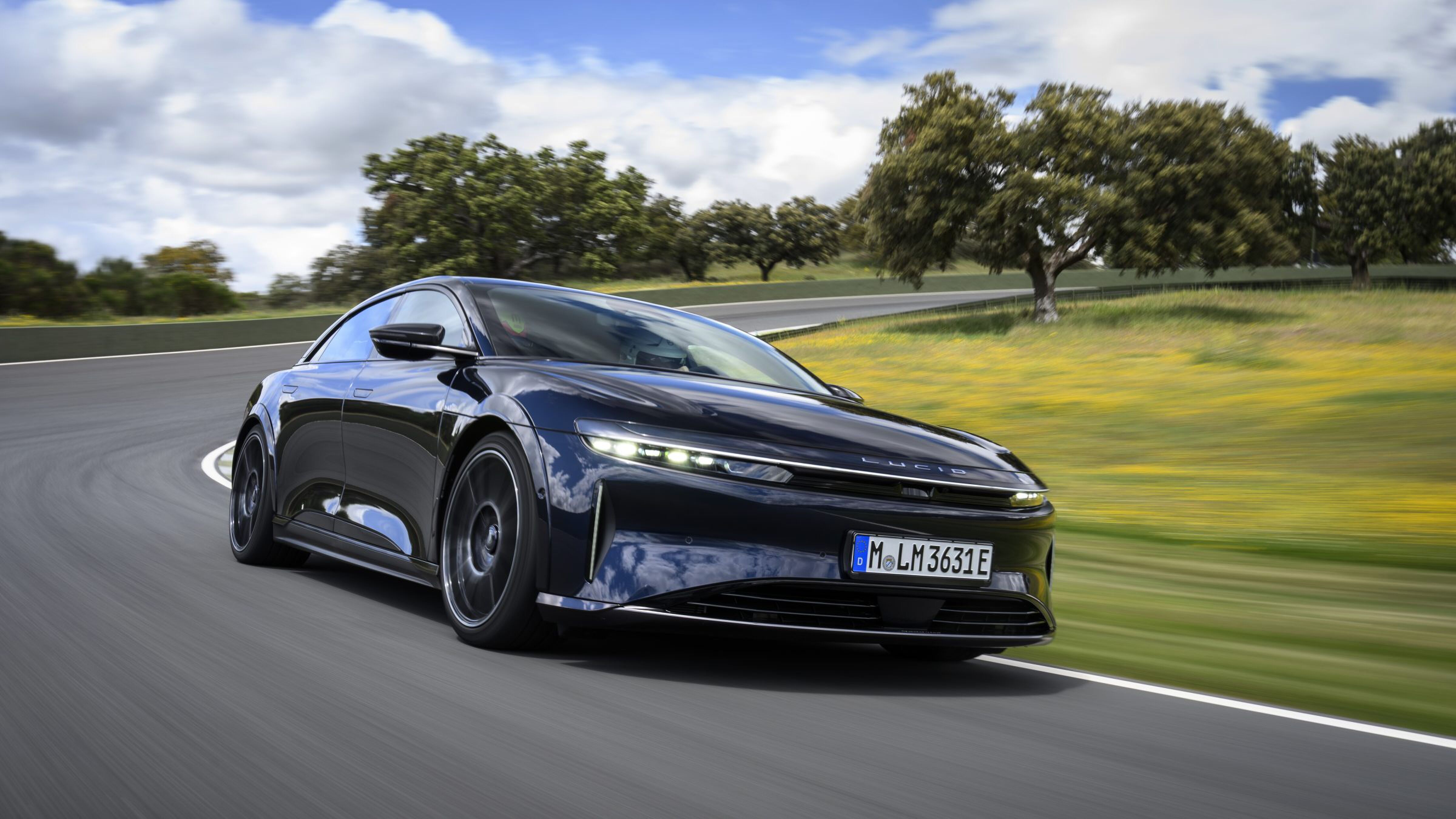 De nieuwe Lucid Air Sapphire, 's werelds eerste elektrische luxe super-sportsedan