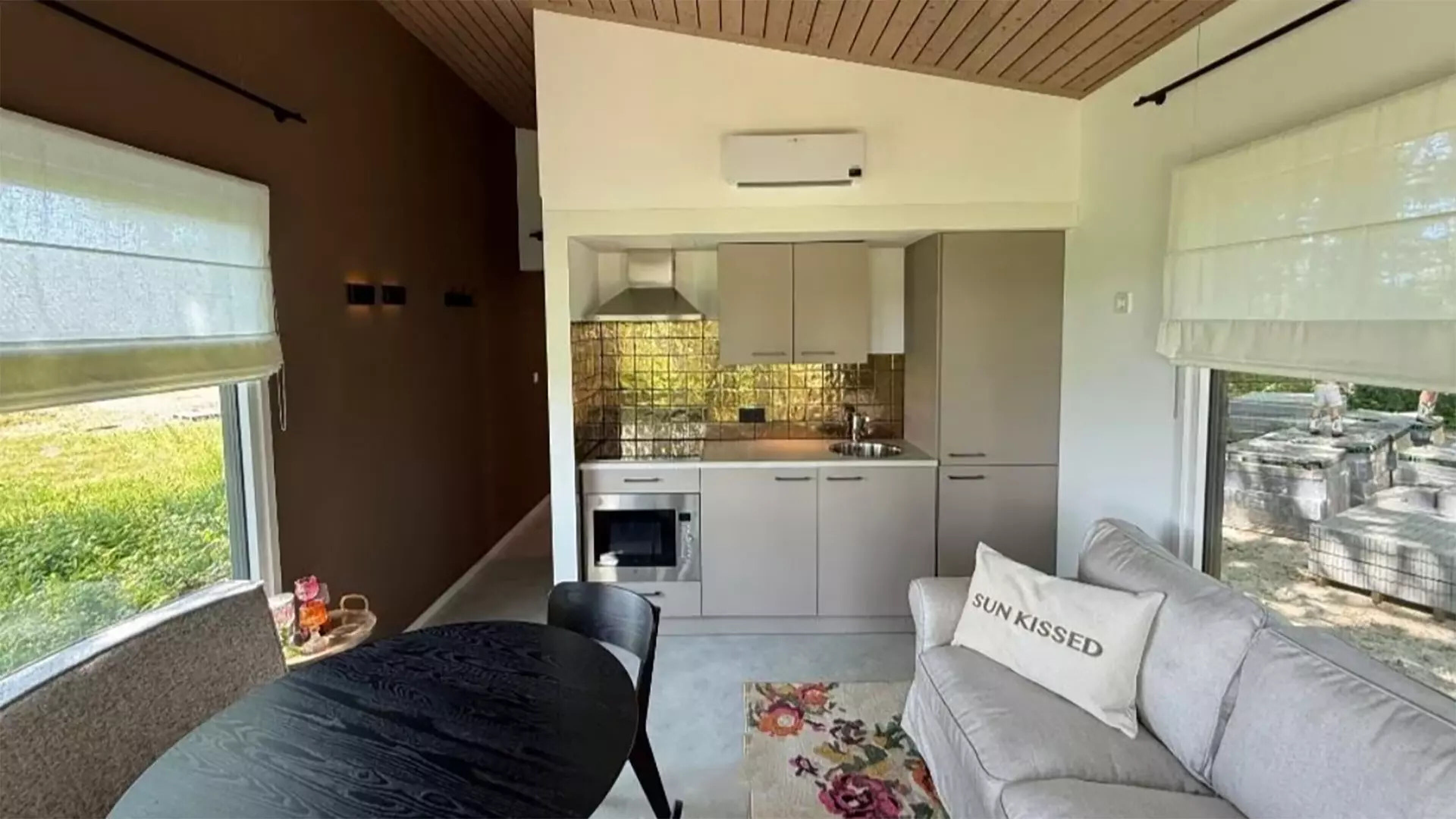 Het tiny house van Maxime Meiland op Marktplaats