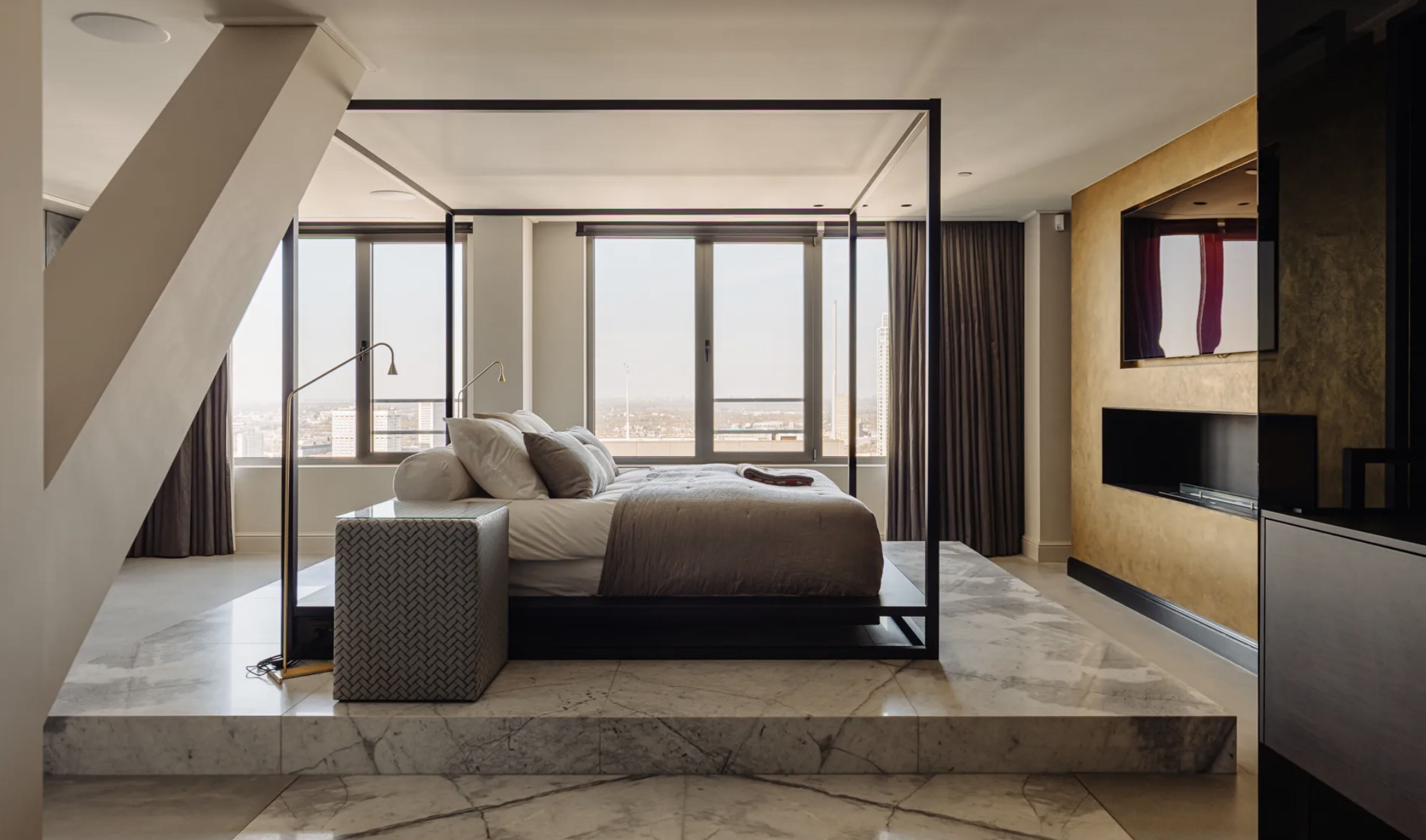 Het penthouse van Memphis Depay in Rotterdam